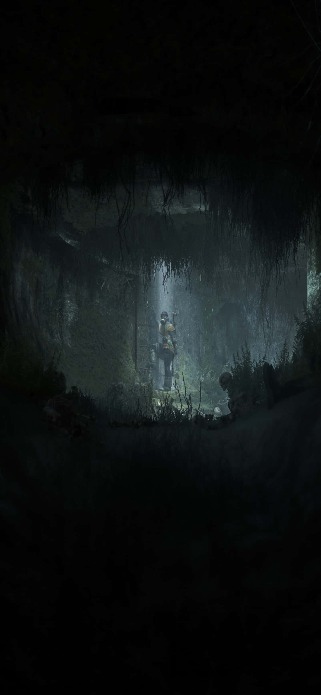 มุมมองนักล่า iPhone X พื้นหลัง Metro Last Light วอลเปเปอร์