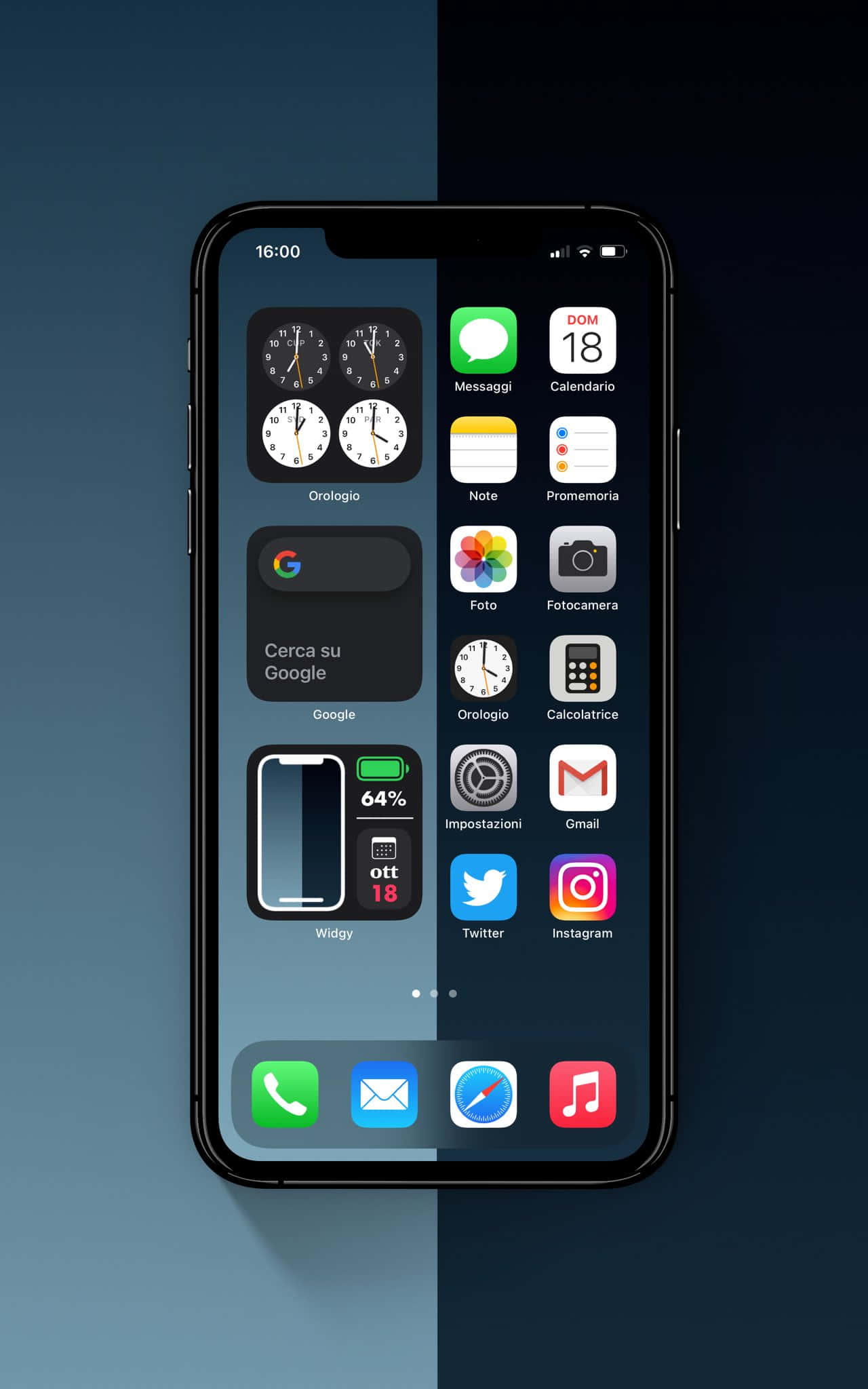 iPhone x psd mockup วอลเปเปอร์