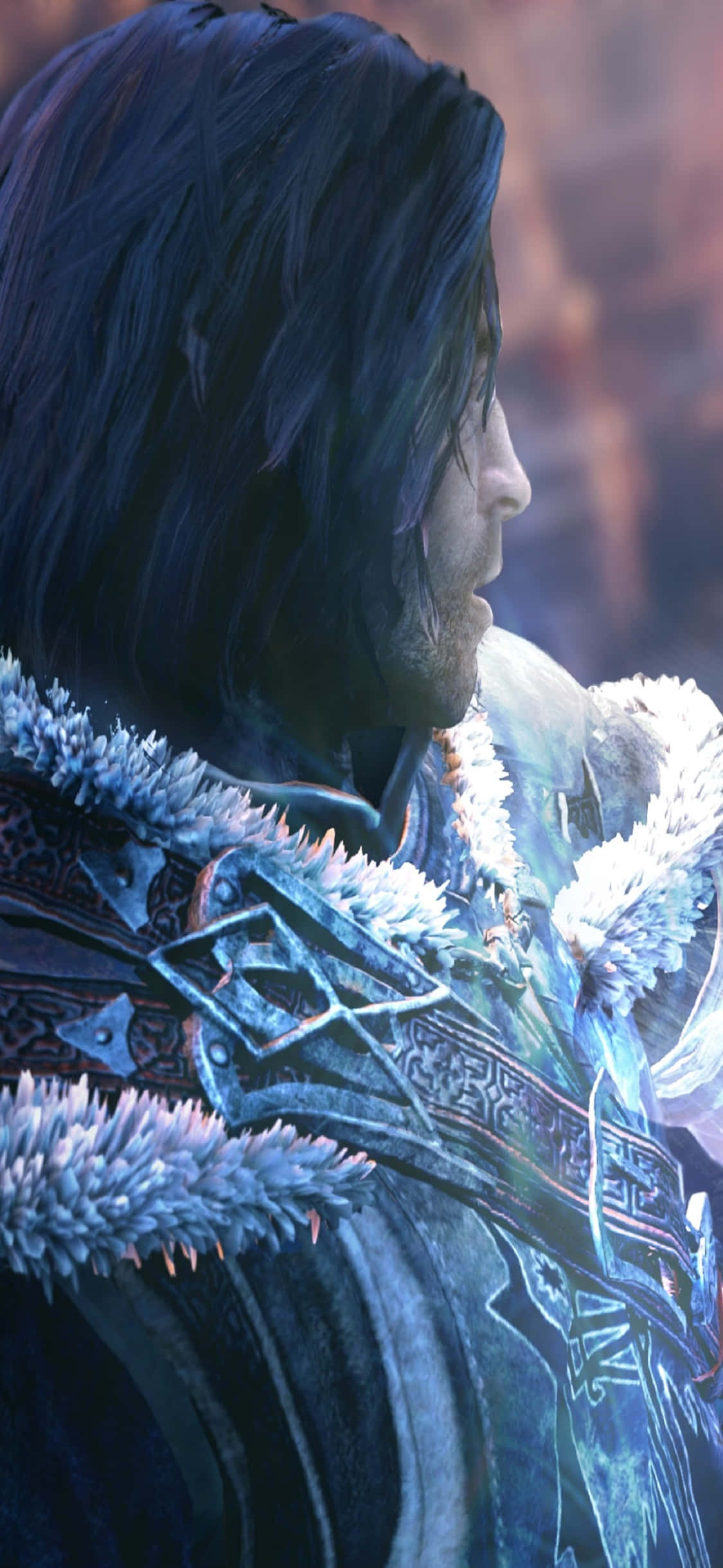 พื้นหลัง iPhone X Shadow Of Mordor Talion วอลเปเปอร์
