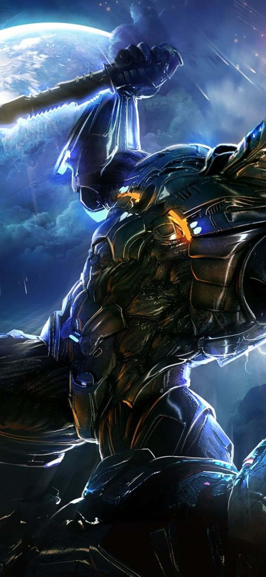 iPhone X พื้นหลัง Starcraft Ii Mecha วอลเปเปอร์