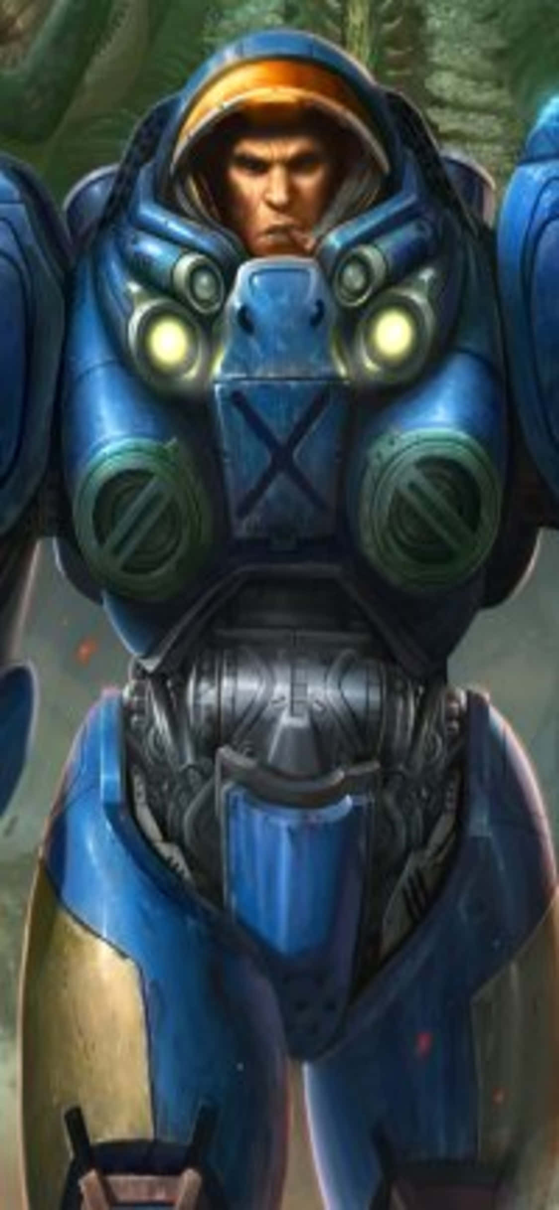 iPhone X พื้นหลัง Starcraft II Tychus วอลเปเปอร์