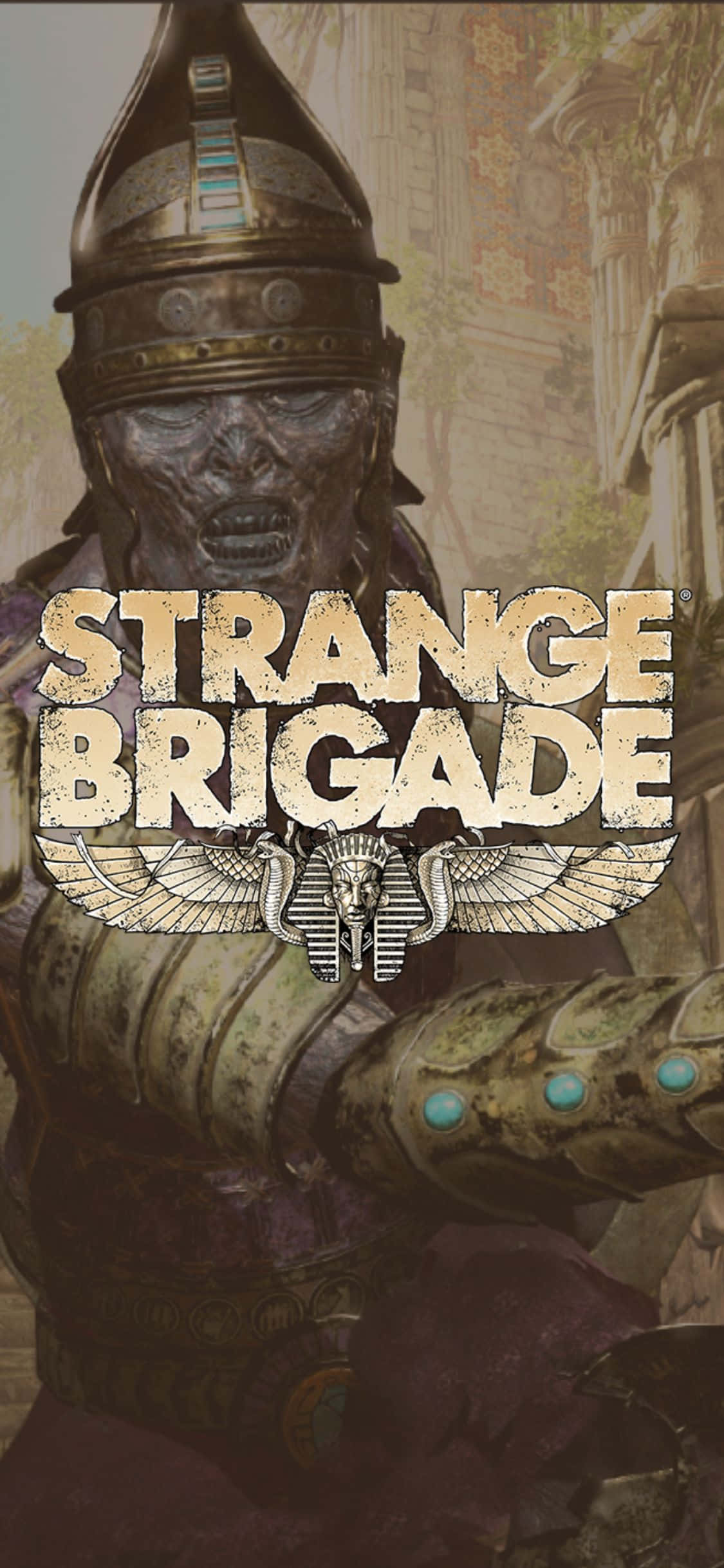 เกราะโครงกระดูกซอมบี้ iPhone X Strange Brigade พื้นหลัง วอลเปเปอร์