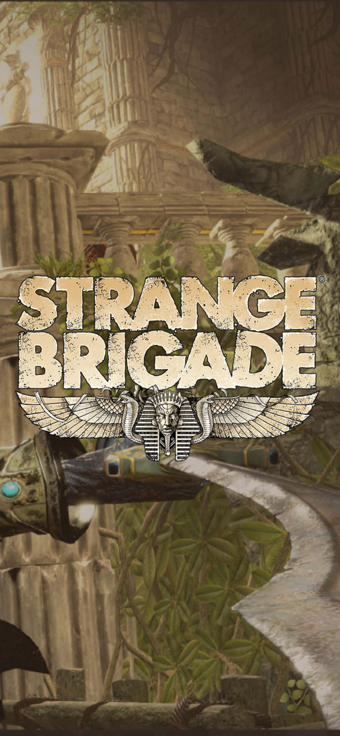 ภาพระยะใกล้มีดแมเชตี iPhone X พื้นหลัง Strange Brigade วอลเปเปอร์