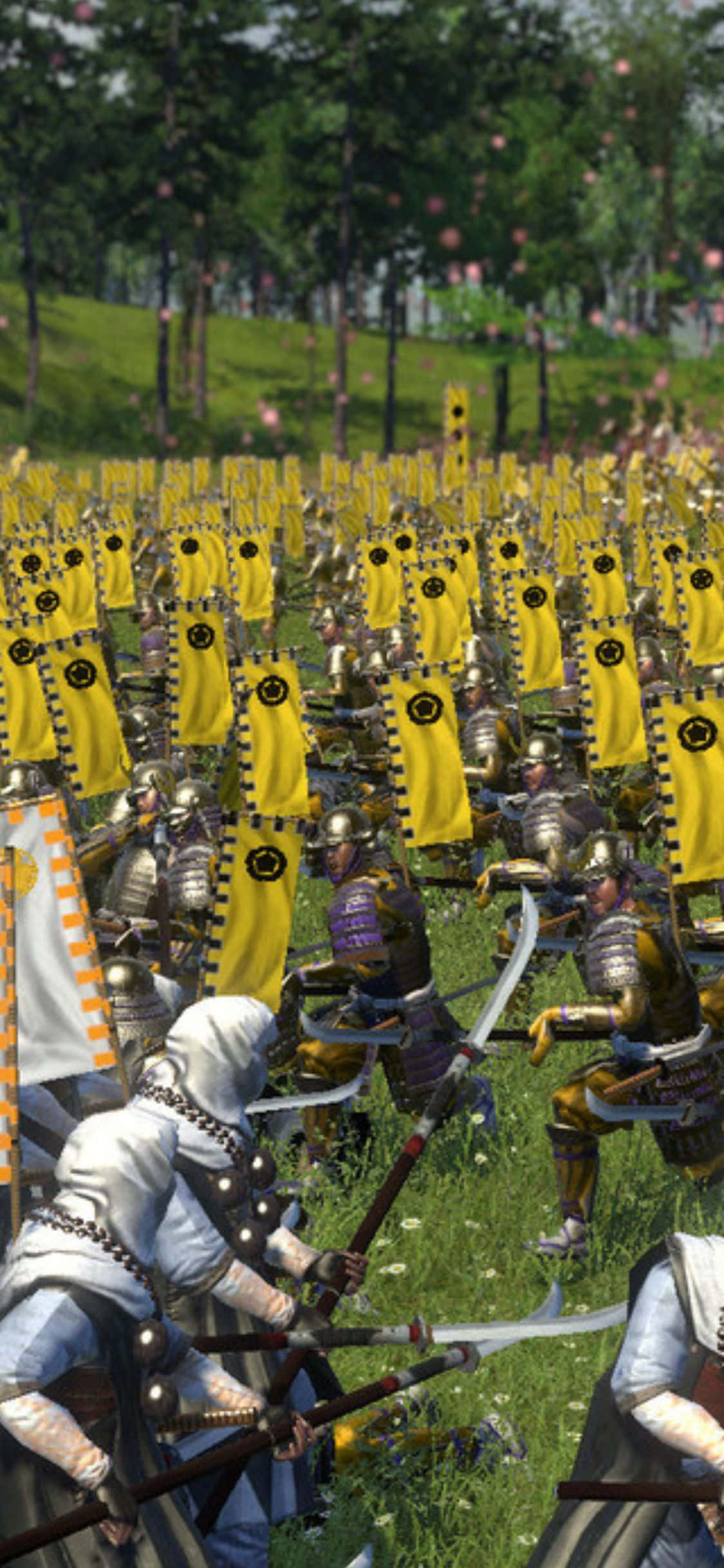 พื้นหลัง iPhone X Total War Shogun 2 วอลเปเปอร์