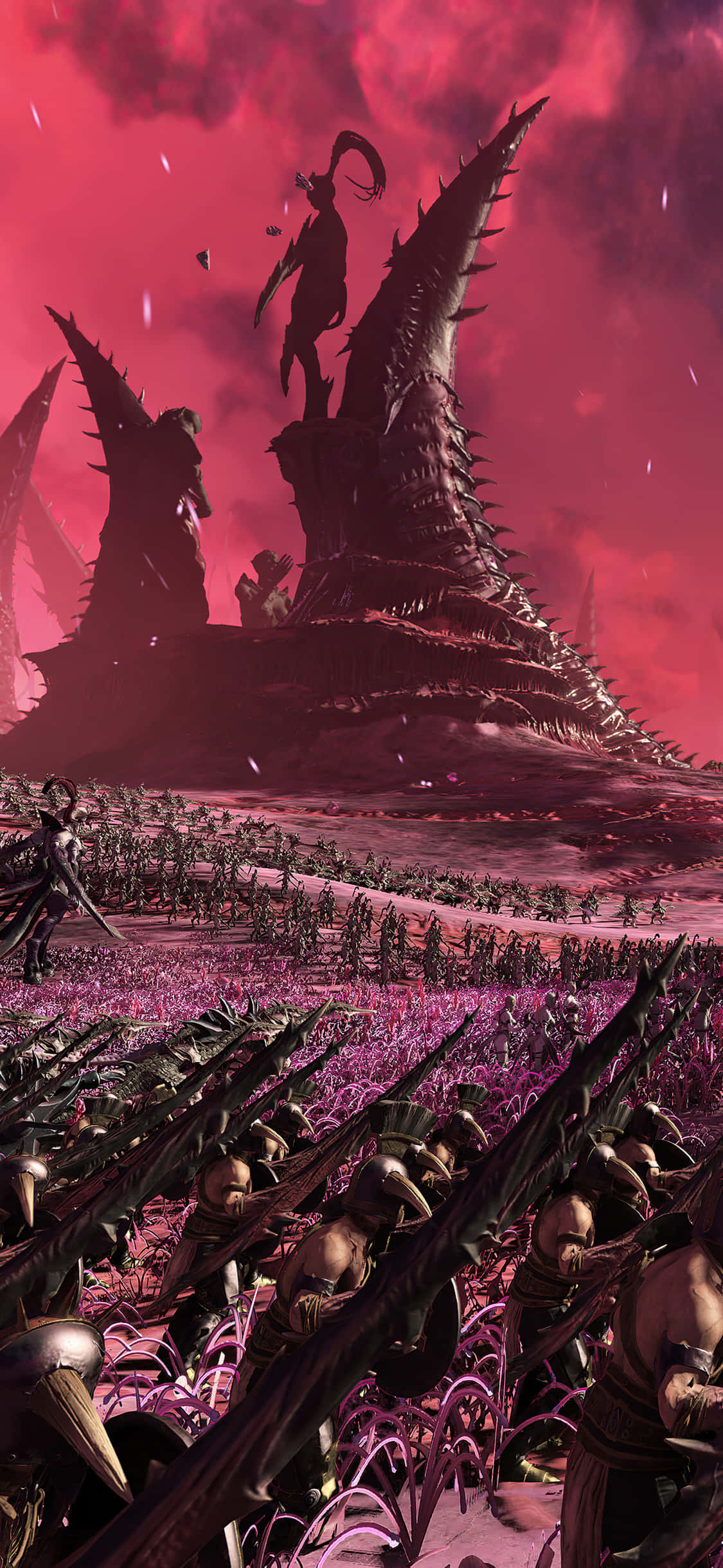 "เตรียมพร้อมสำหรับศึกสุดยิ่งกับ iPhone X Total War: Warhammer" วอลเปเปอร์