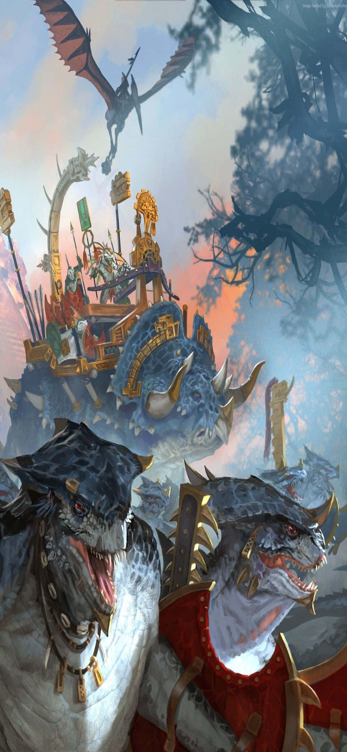 "ยกระดับกลยุทธ์สงครามของคุณสู่ระดับใหม่ด้วย iPhone X และ Total War Warhammer" วอลเปเปอร์