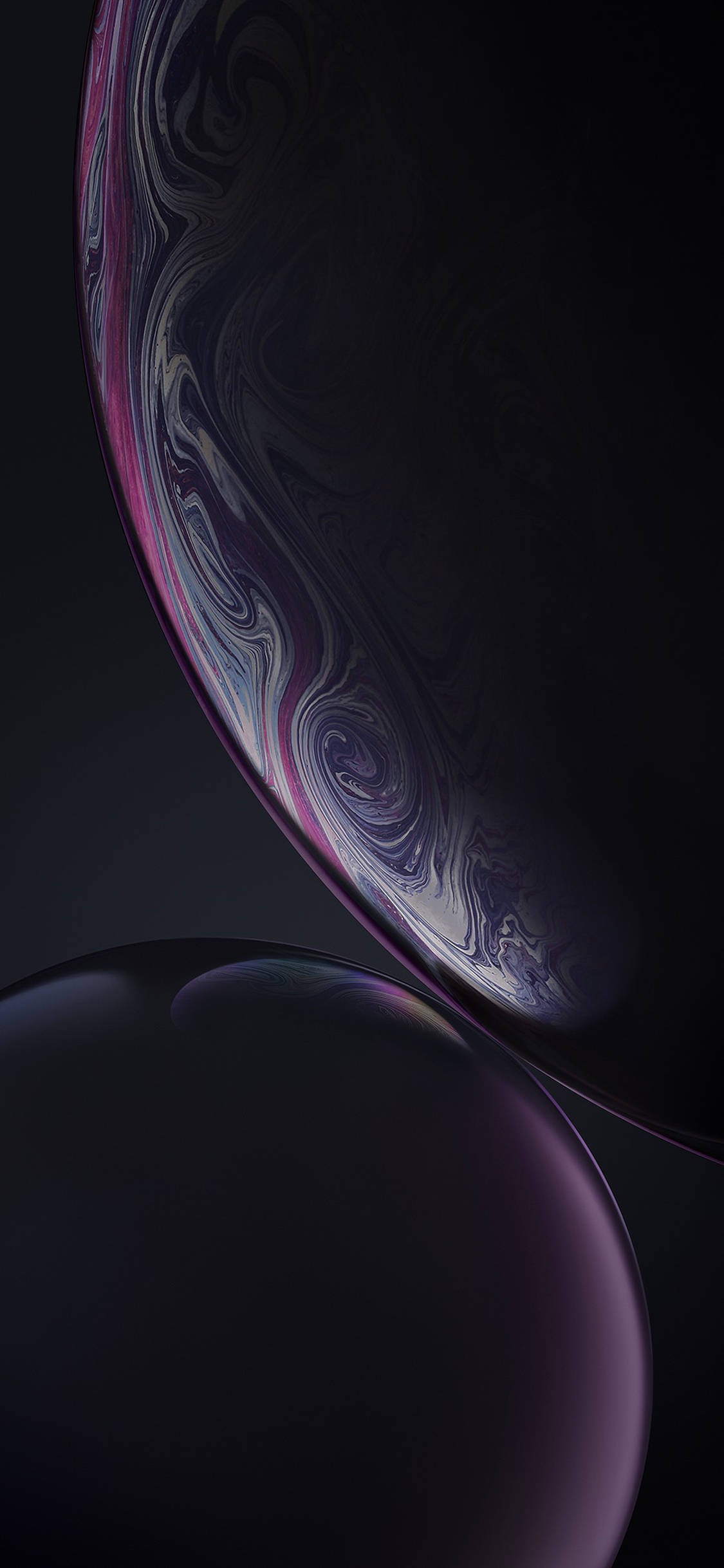 เพลิดเพลินกับฟองสบู่สีสันสดใสบน iPhone XR ของคุณ วอลเปเปอร์