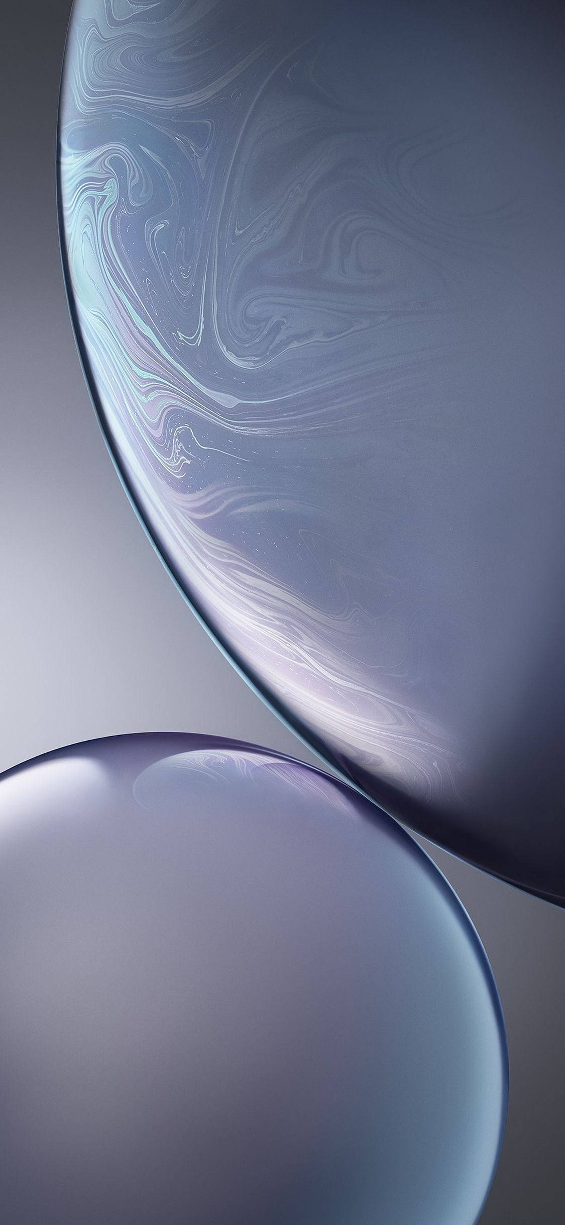 iPhone XR สีแดงเงินฟองสบู่แบบนามธรรม วอลเปเปอร์