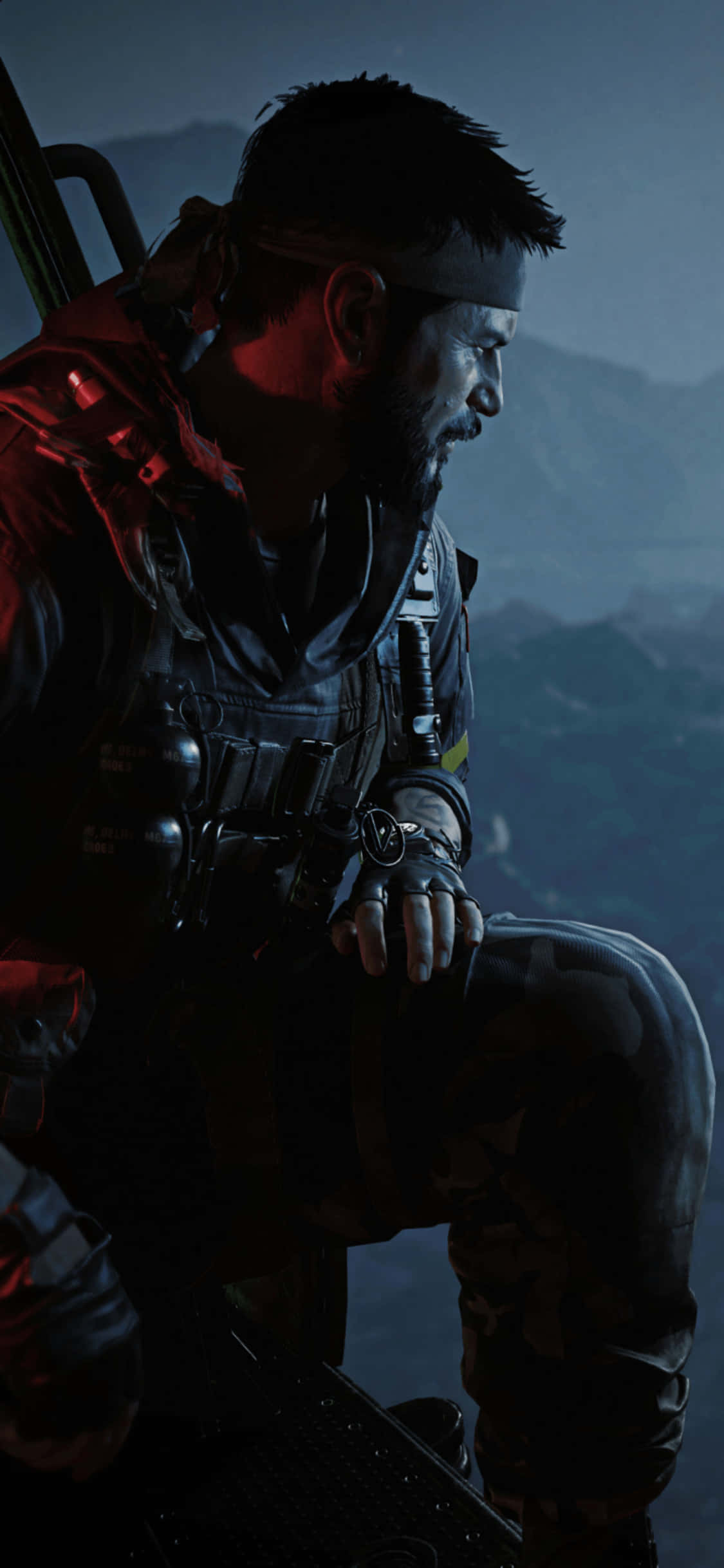 iPhone XS Call Of Duty Black Ops Cold War Woods Chopper พื้นหลัง วอลเปเปอร์