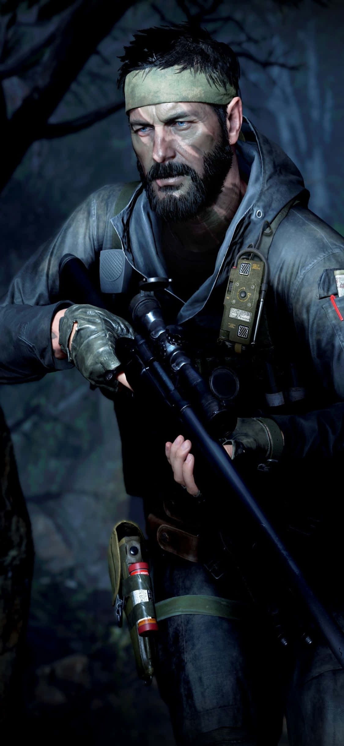 iPhone Xs Call Of Duty Black Ops Cold War สกินวูดส์พื้นหลัง วอลเปเปอร์