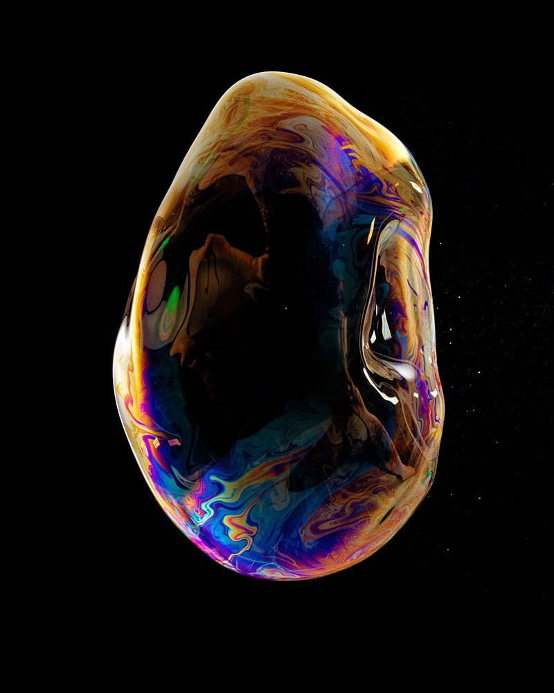 iPhone Xs Distorted Circle วอลเปเปอร์