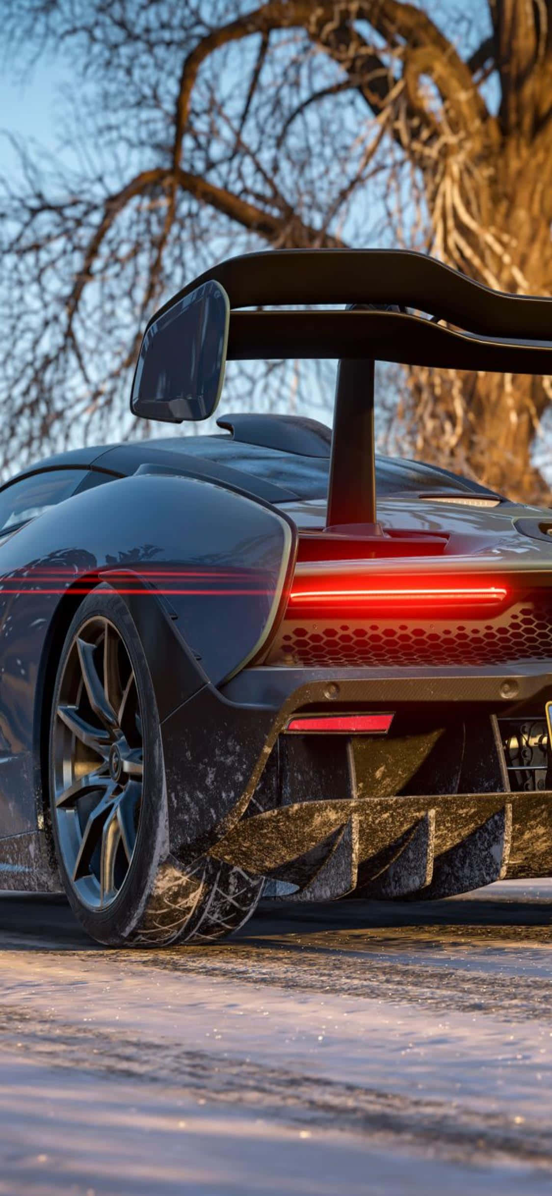 แข่งไปถึงเส้นชัยใน iPhone Xs Forza Horizon 4 วอลเปเปอร์