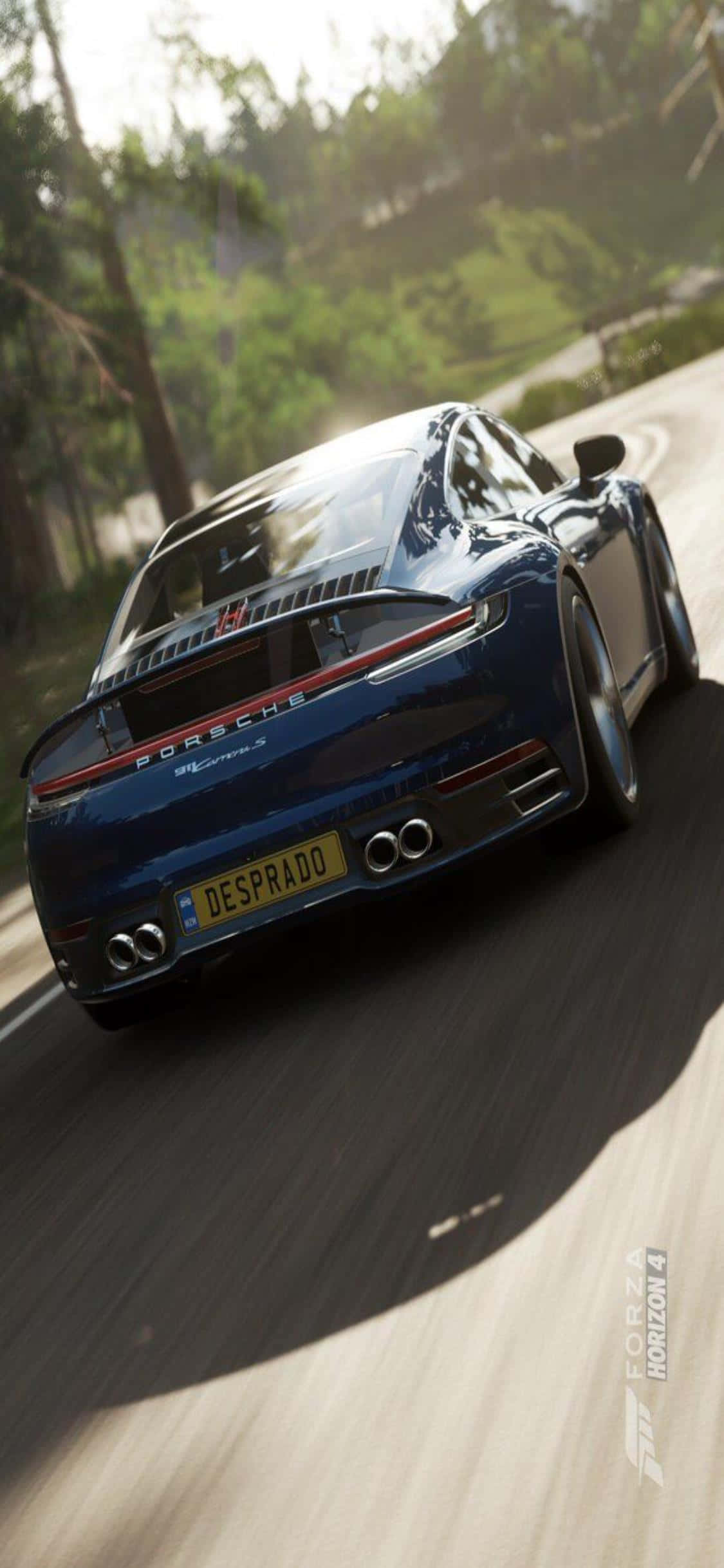 ภาพ “ความเร็วและอะดรีนาลีน - iPhone Xs Forza Horizon 4” วอลเปเปอร์
