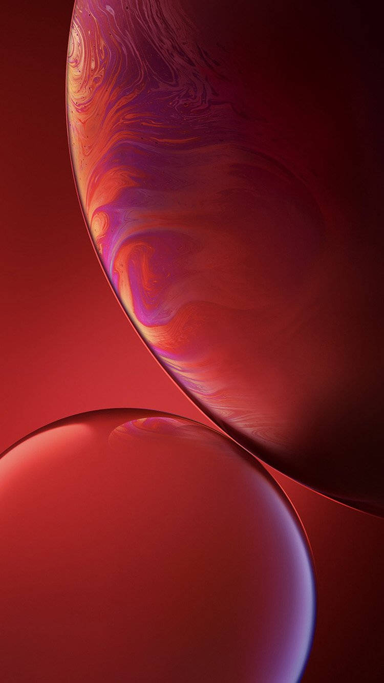 iPhone Xs ดาวเคราะห์สีแดง วอลเปเปอร์