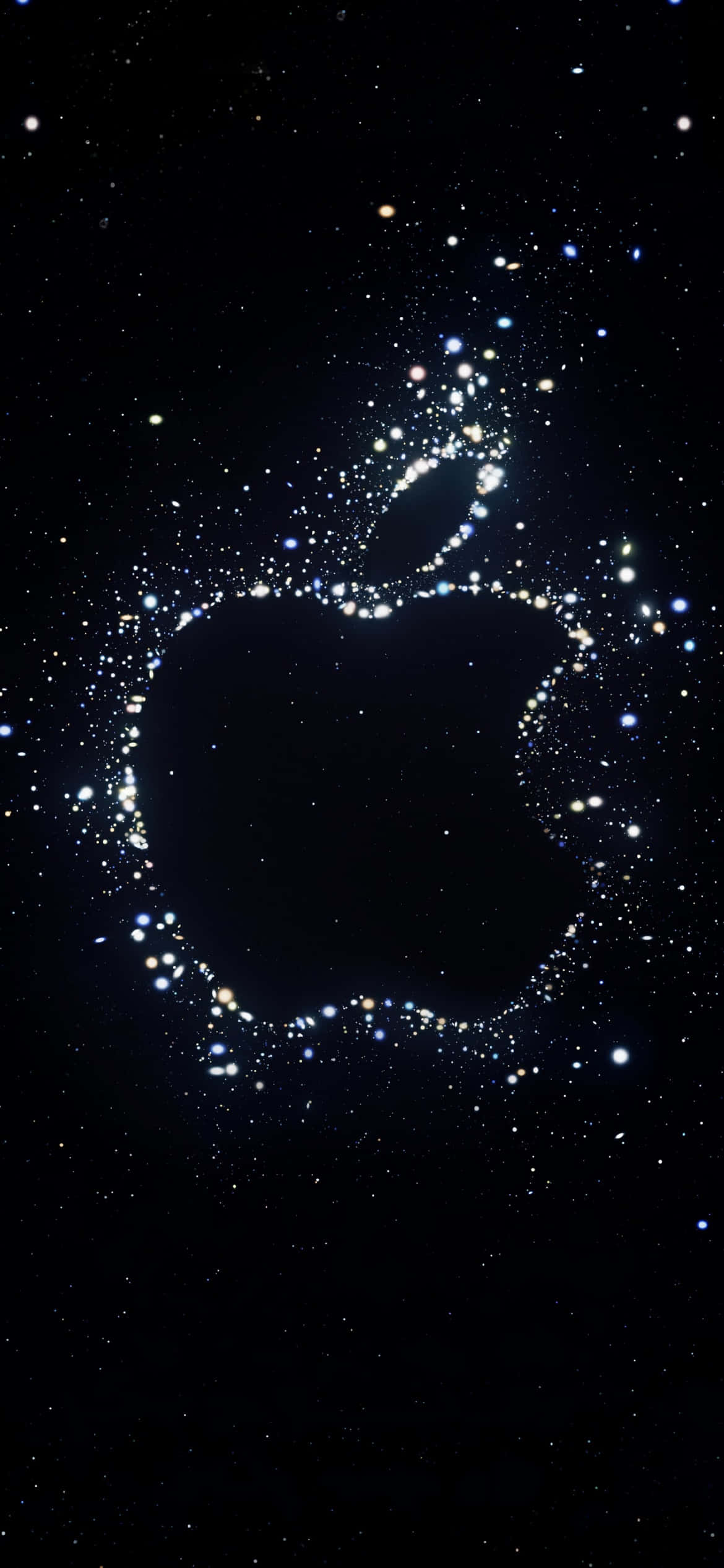 พื้นหลัง iPhone Xs Max Apple อนุภาคแสง วอลเปเปอร์
