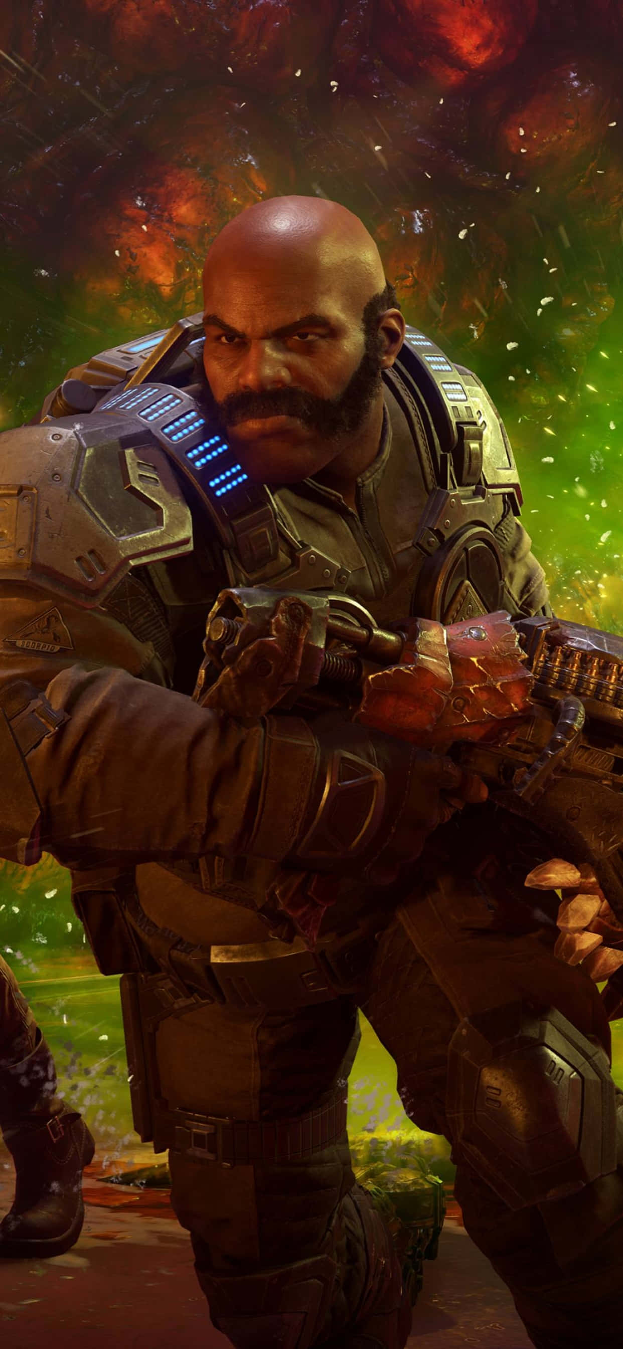 วอลเปเปอร์ iPhone XS Max Gears of War 5 Jeremiah Keegan วอลเปเปอร์