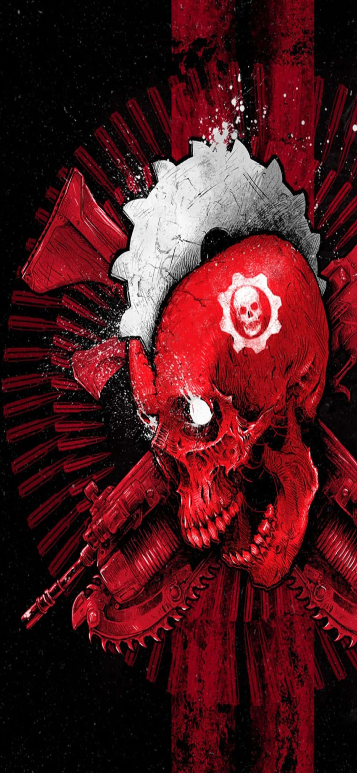 ประสบการณ์เกมระดับมือโปรด้วยวอลเปเปอร์ iPhone XS Max Gears of War 5 วอลเปเปอร์