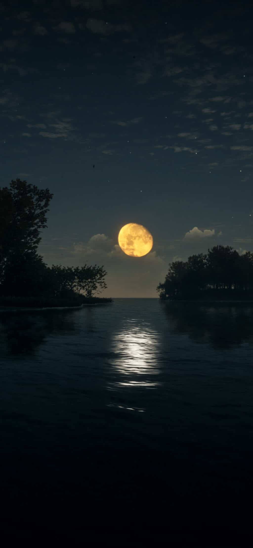 iPhone XS Max OLED Moon วอลเปเปอร์