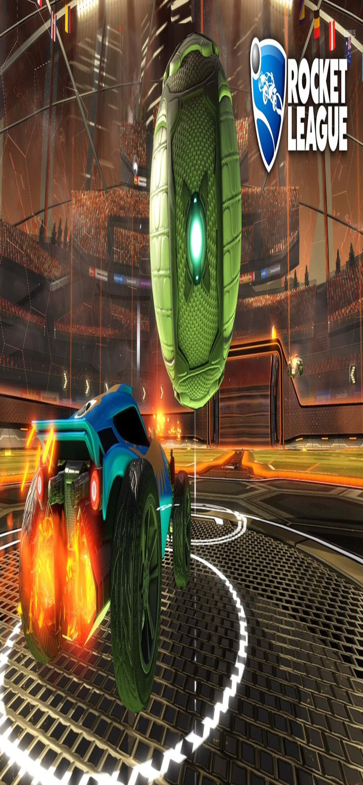พร้อมเร่งเครื่องเกมของคุณด้วย iPhone XS Max และ Rocket League วอลเปเปอร์
