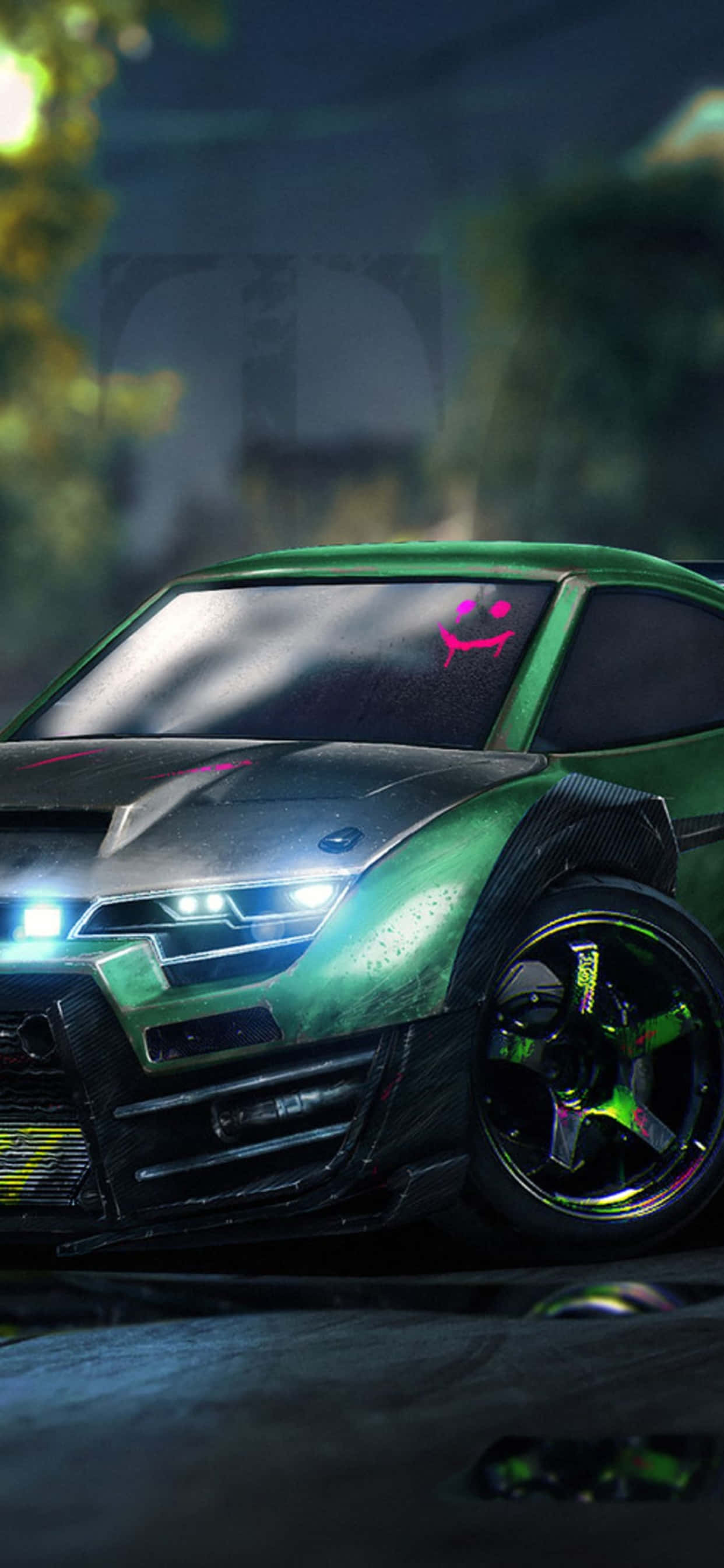 พุ่งทะยานสู่สนามประลองในยานอวกาศสุดล้ำกับ iPhone XS Max Rocket League วอลเปเปอร์