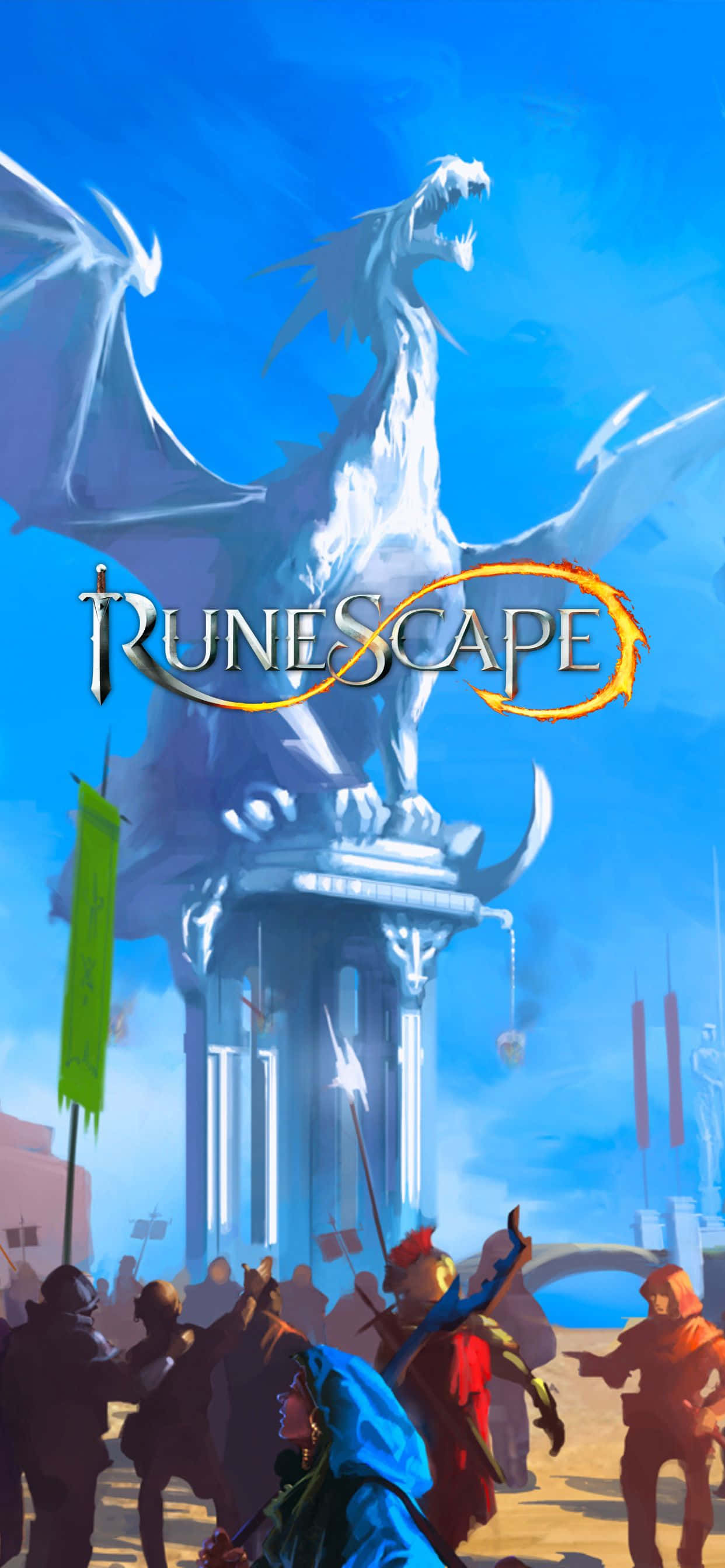 ยกระดับประสบการณ์เกมของคุณด้วย iPhone Xs Max และ Runescape วอลเปเปอร์