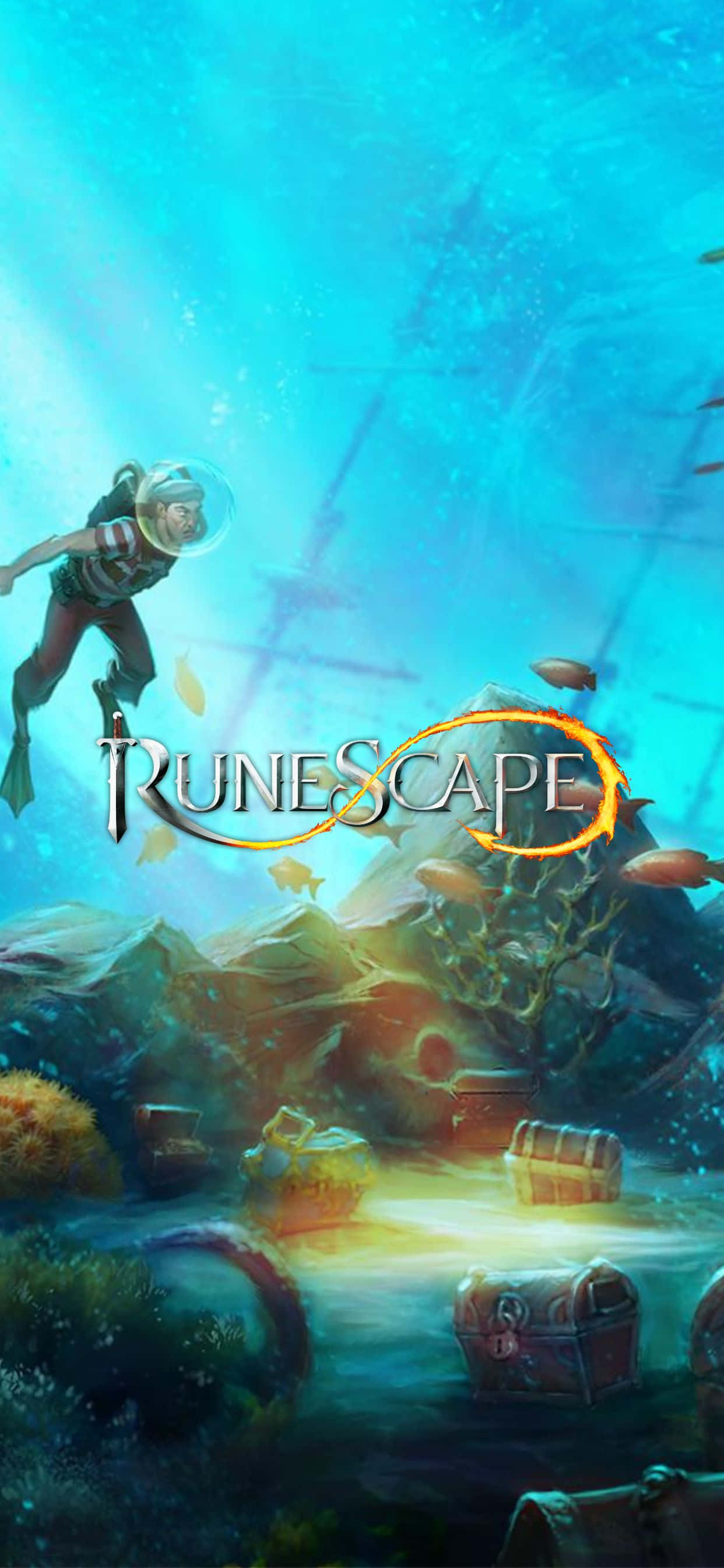 เพลิดเพลินกับประสบการณ์เกมบน iPhone Xs Max เครื่องใหม่ของคุณกับ Runescape วอลเปเปอร์