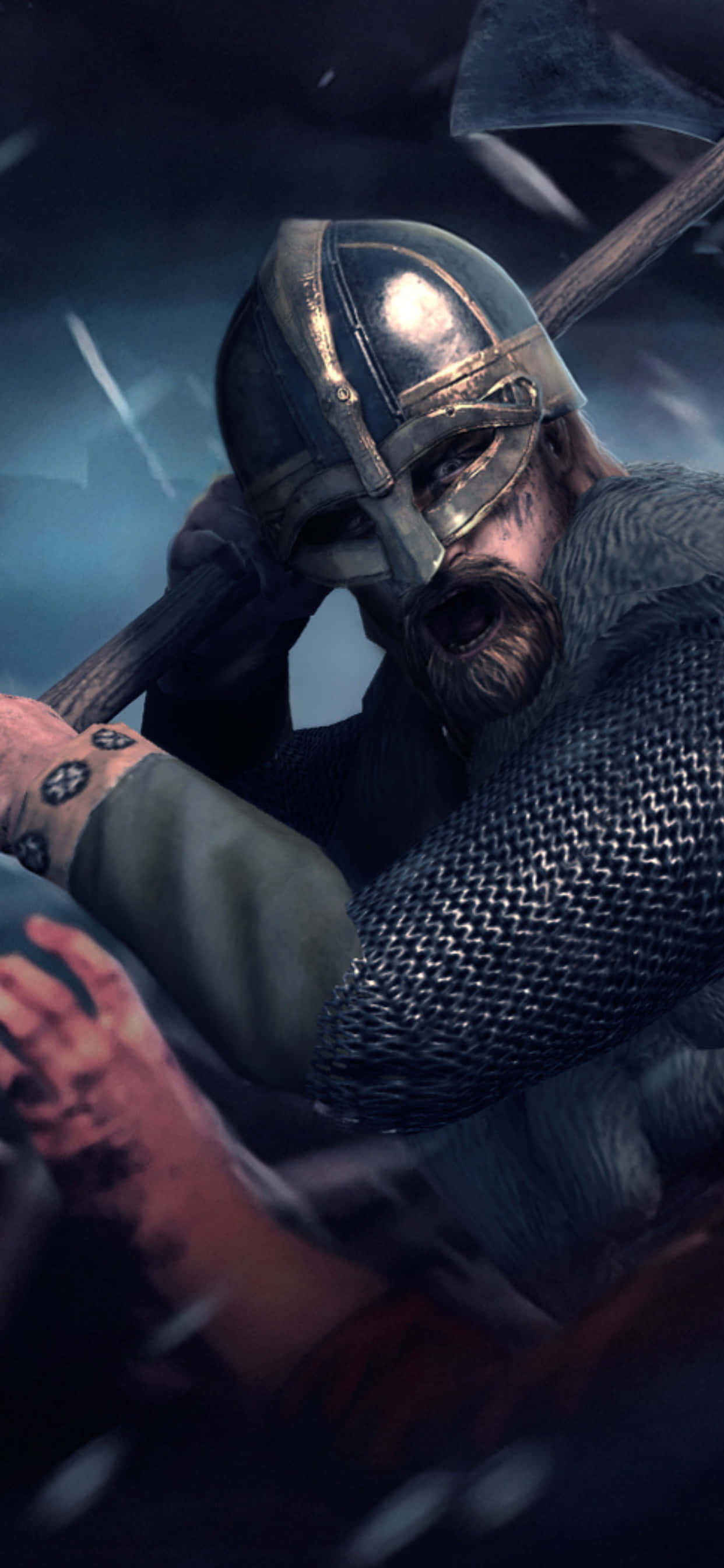 iPhone XS Max Total War Attila อัศวินโหดพื้นหลัง วอลเปเปอร์