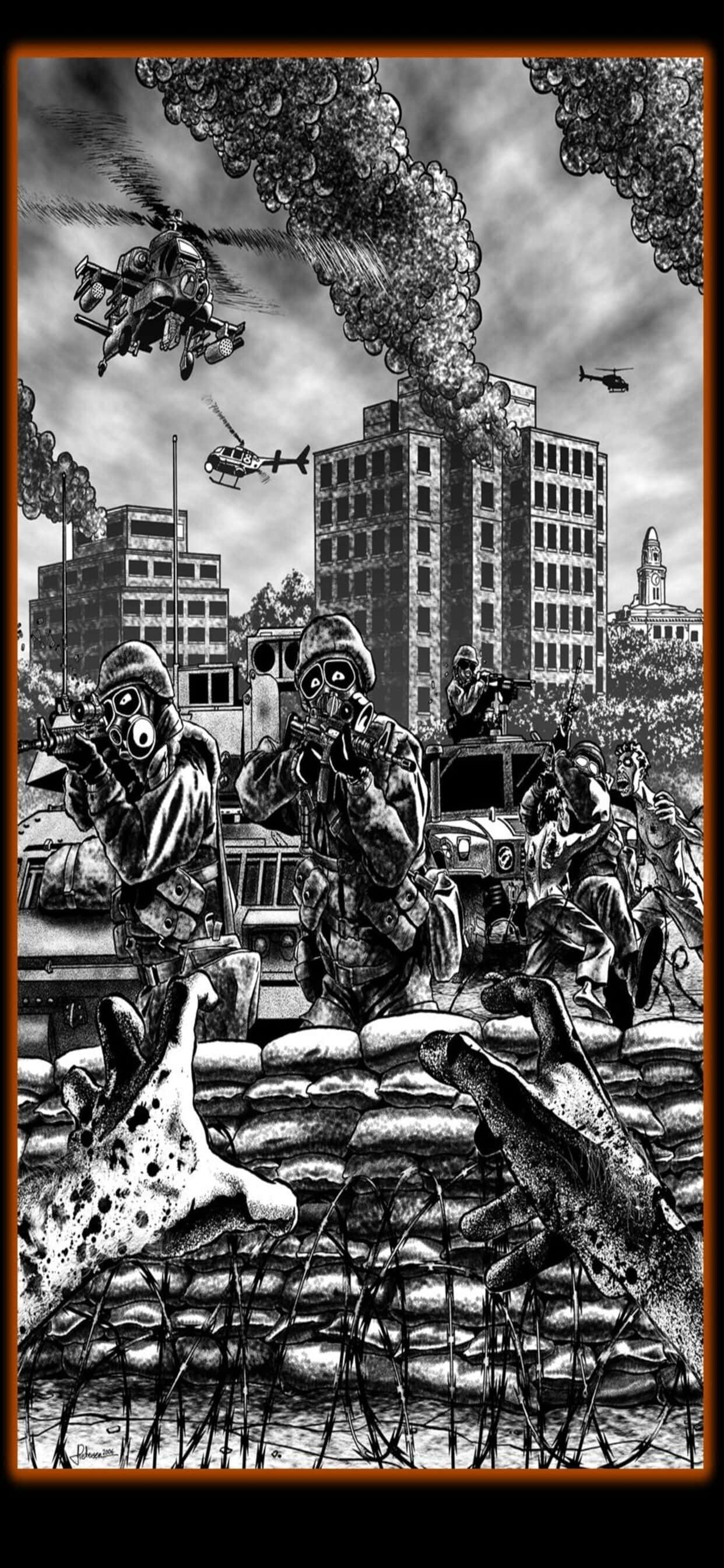 ภาพประกอบหนังสือ พื้นหลัง iPhone XS Max World War Z วอลเปเปอร์