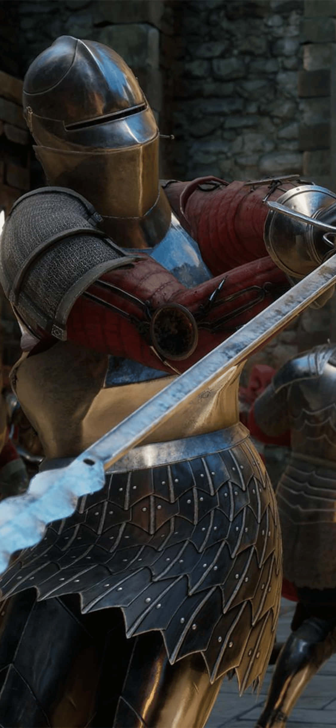 ไอเดียพื้นหลังนักรบ Mordhau สำหรับ iPhone Xs วอลเปเปอร์