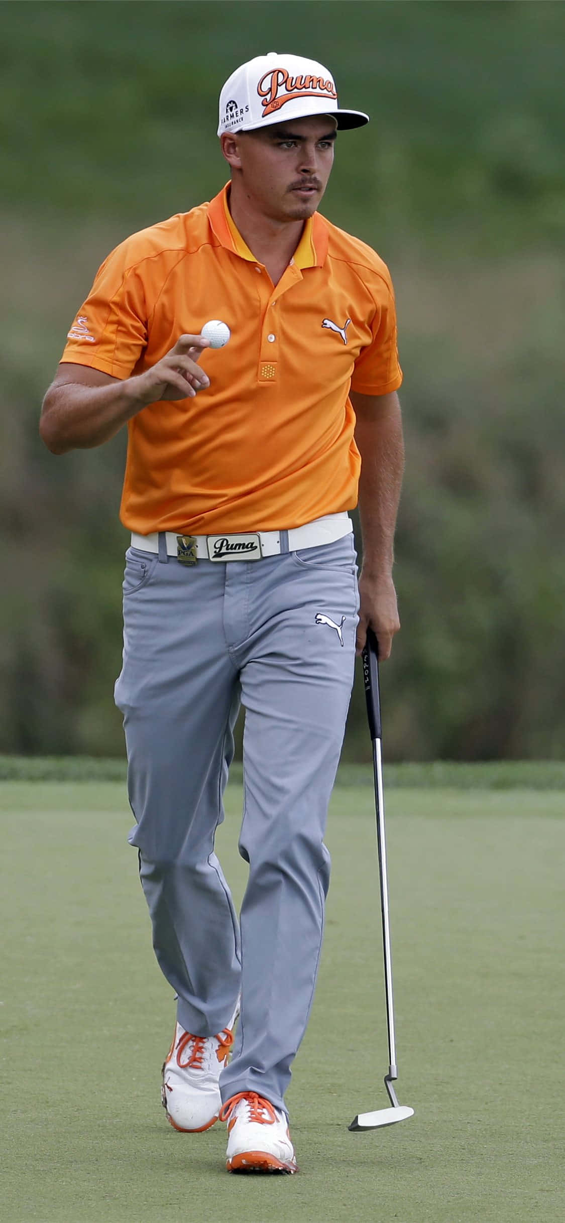 วอลเปเปอร์ iPhone Xs กอล์ฟกับ Rickie Fowler วอลเปเปอร์
