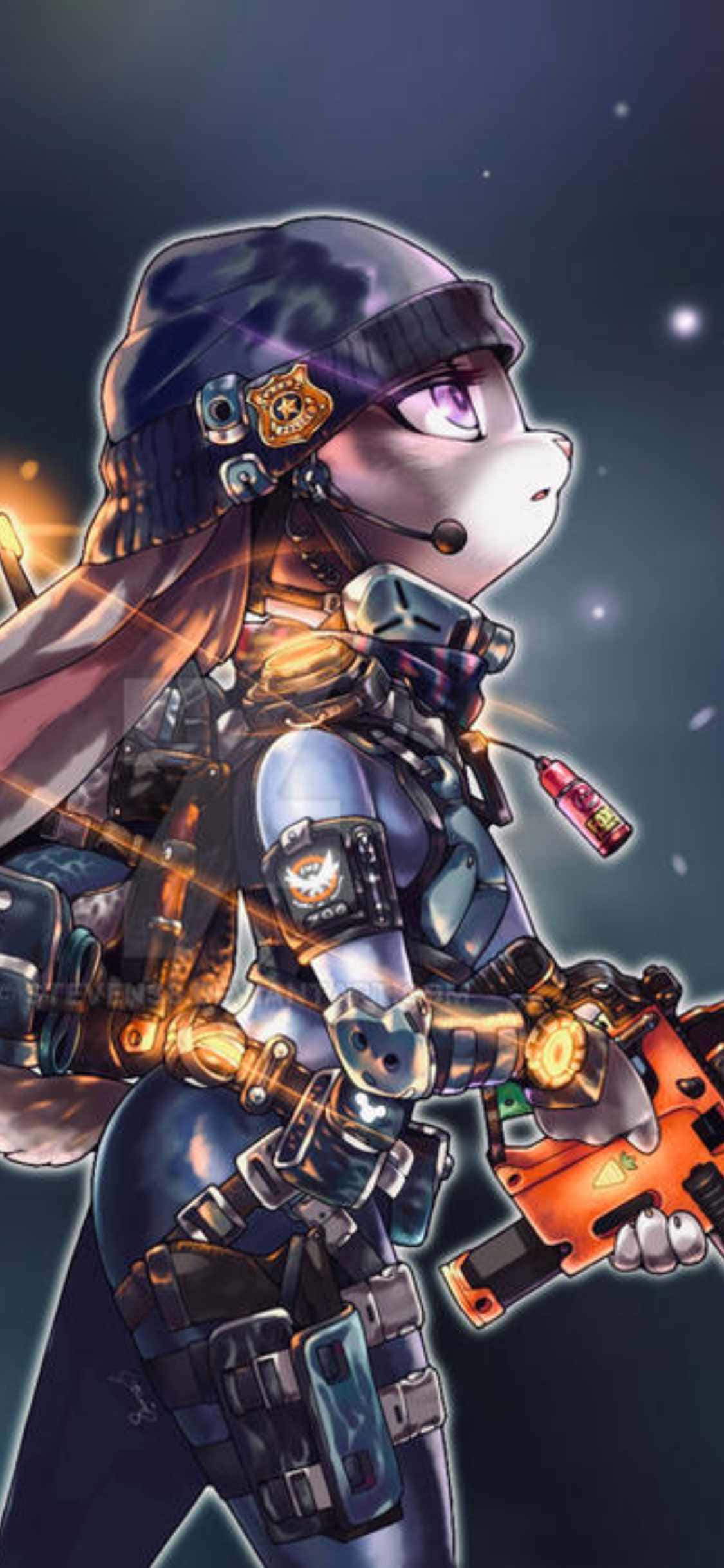 iPhone Xs The Division พื้นหลัง Bunnie Rabbot วอลเปเปอร์