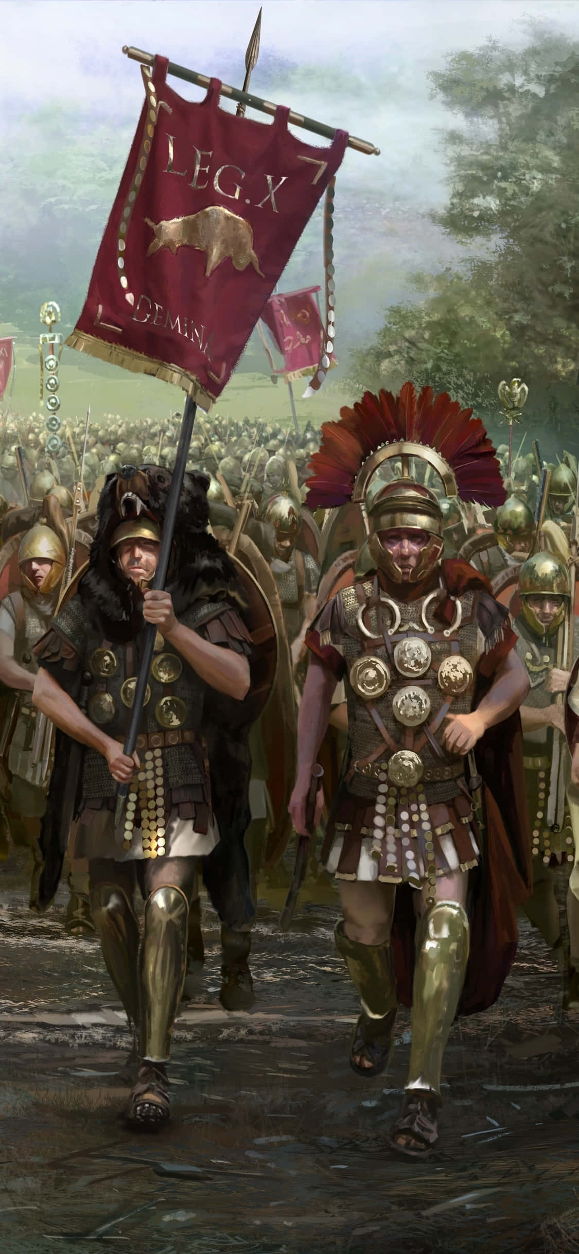 พิชิตจักรวรรดิโรมันด้วย iPhone XS Total War Rome 2 วอลเปเปอร์