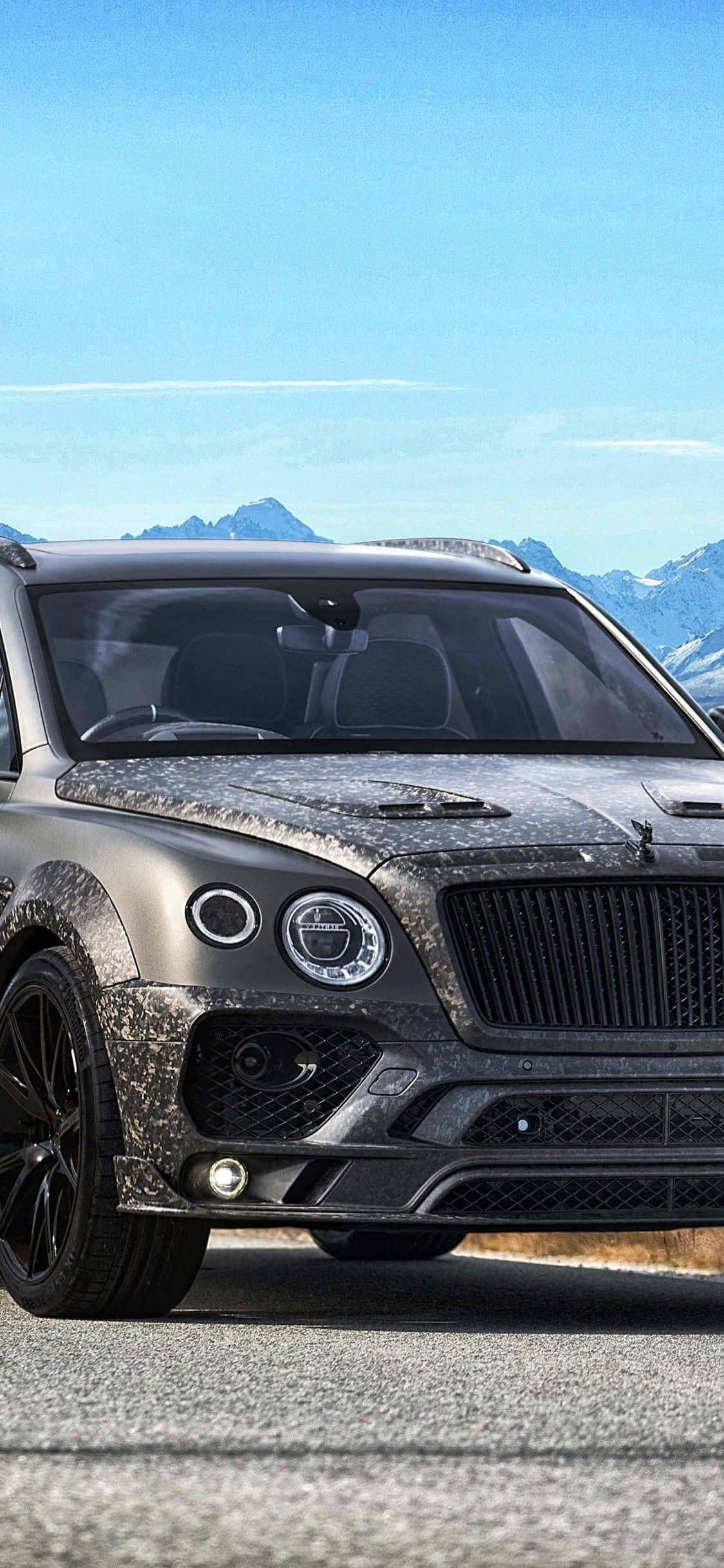 Bentayga Bentley สีเทาเข้ม สำหรับ iPhone วอลเปเปอร์