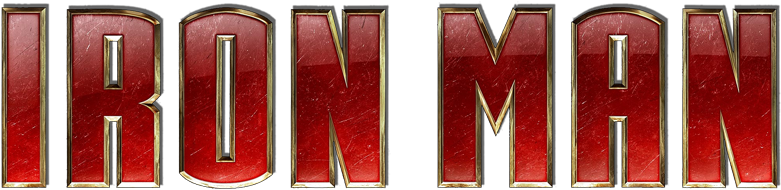โลโก้ข้อความ Iron Man วอลเปเปอร์
