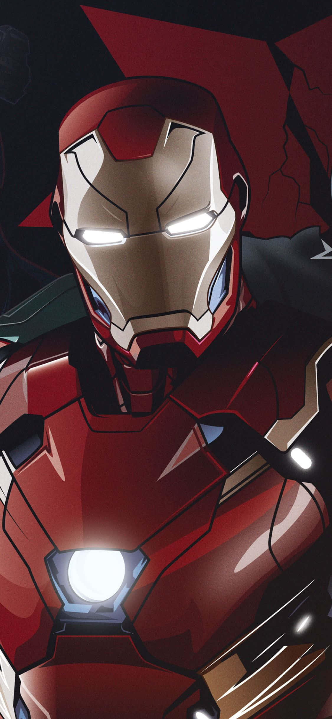 รับชุดของโทนี่ สตาร์กด้วย Iron Man iPhone X วอลเปเปอร์