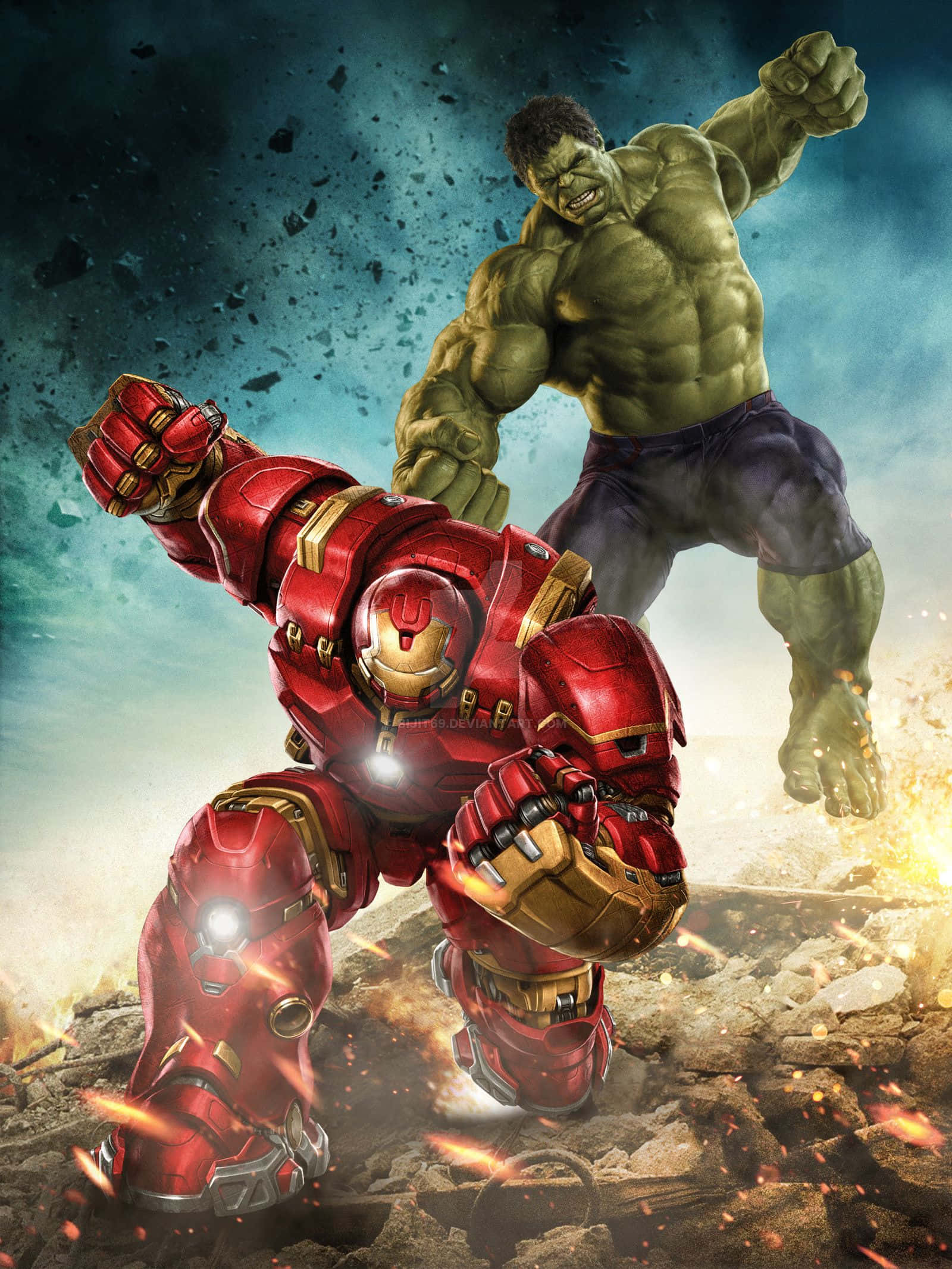 Iron Man ปะทะ Hulk ในศึกครั้งยิ่งใหญ่ วอลเปเปอร์
