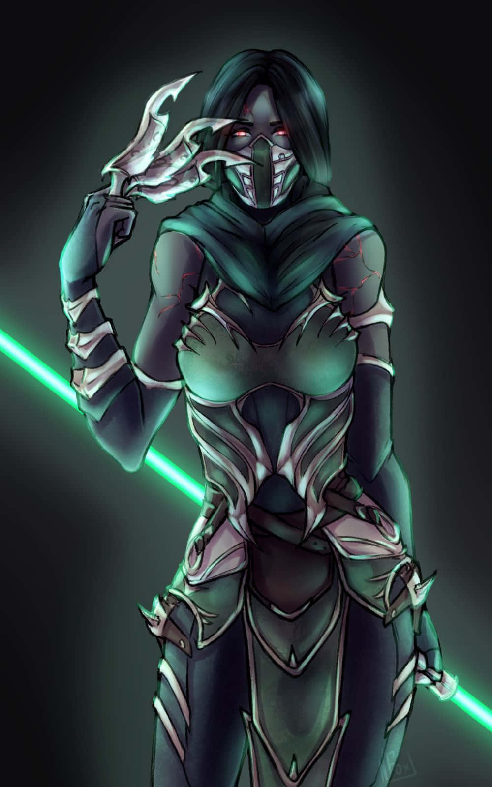 Jade เปิดตัวการปรากฏตัวอันตรายใน Mortal Kombat วอลเปเปอร์