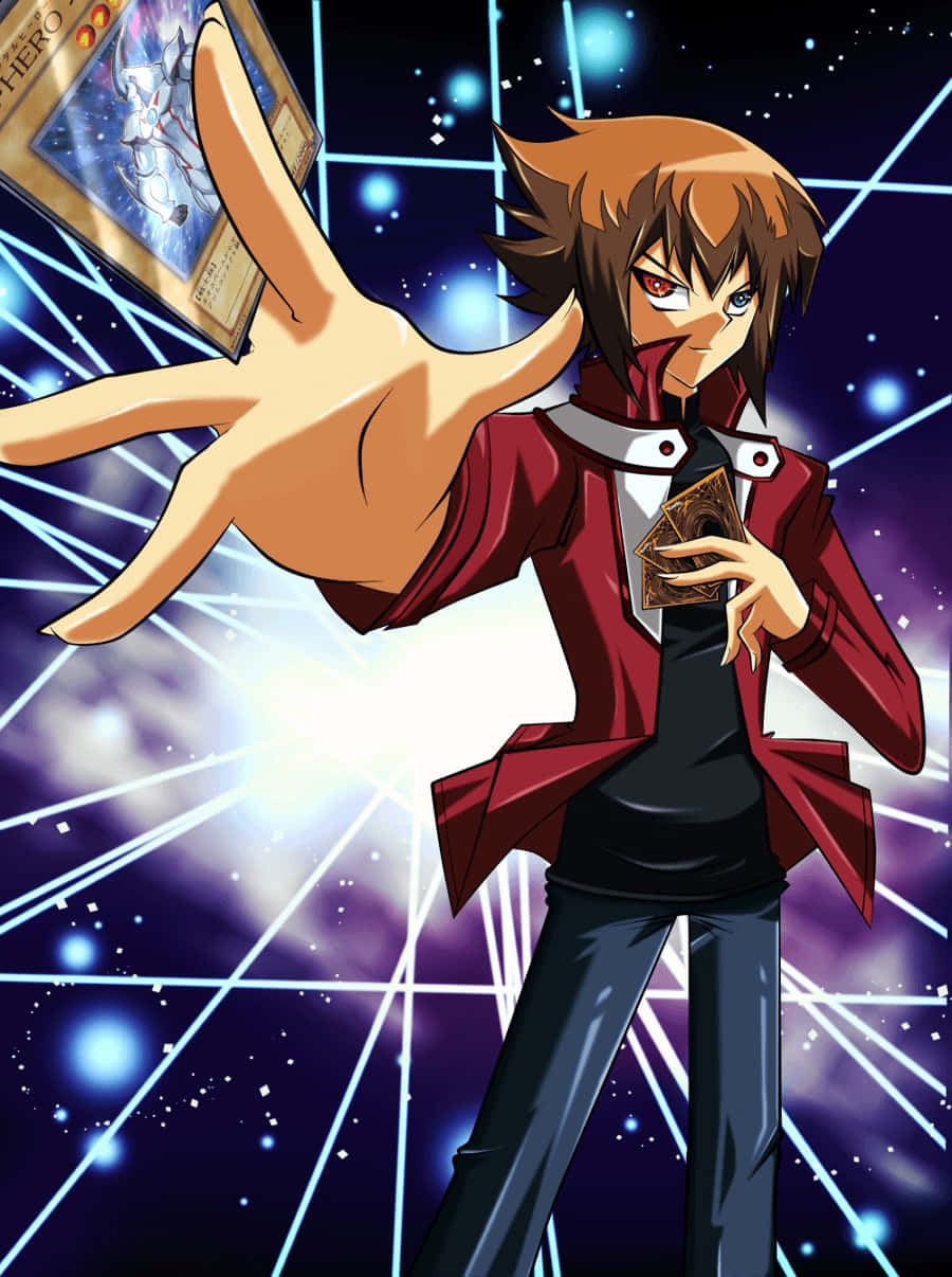 Jaden Yuki ผู้มั่นใจกำลังดวลอย่างลงมือ วอลเปเปอร์