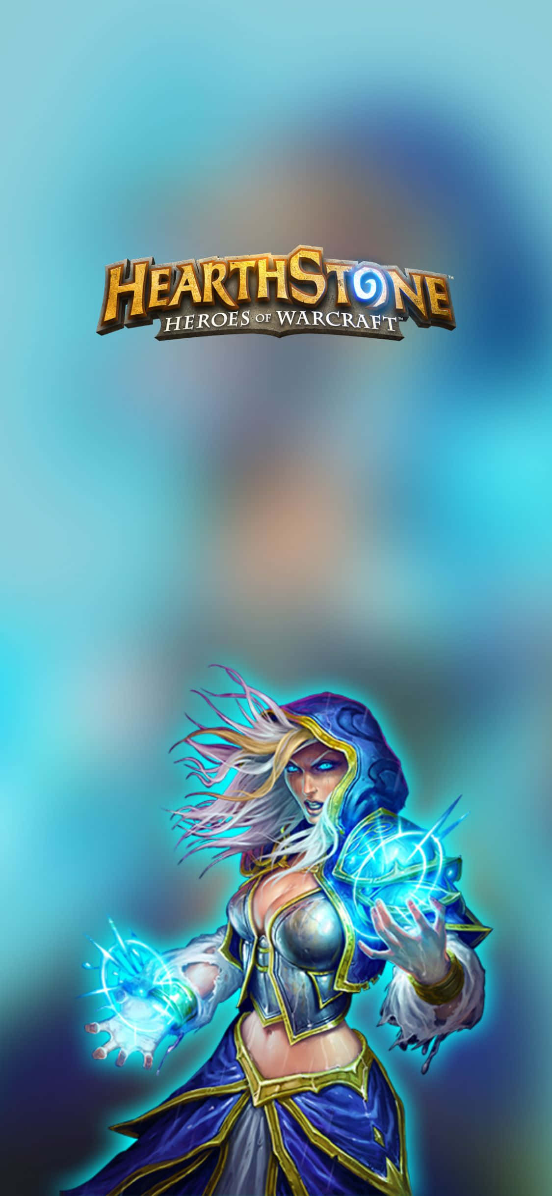 วอลเปเปอร์ Jaina Proudmoore สำหรับ iPhone XS จาก Hearthstone วอลเปเปอร์