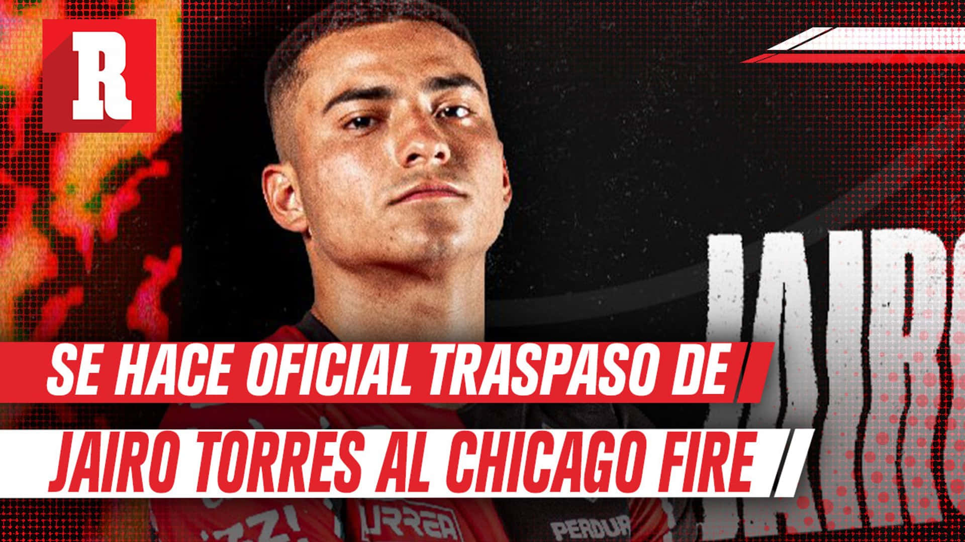 โปสเตอร์นักฟุตบอลเม็กซิกัน Jairo Torres ชิคาโก ไฟร์ วอลเปเปอร์