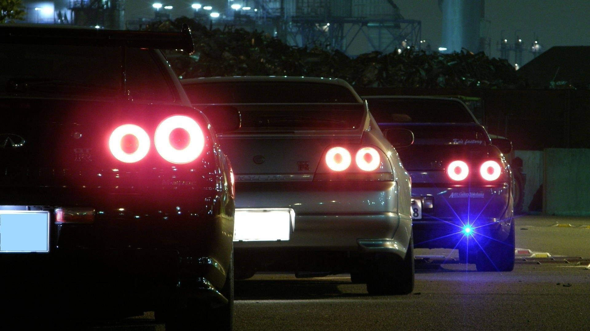 JDM สไตล์สกายไลน์ วอลเปเปอร์