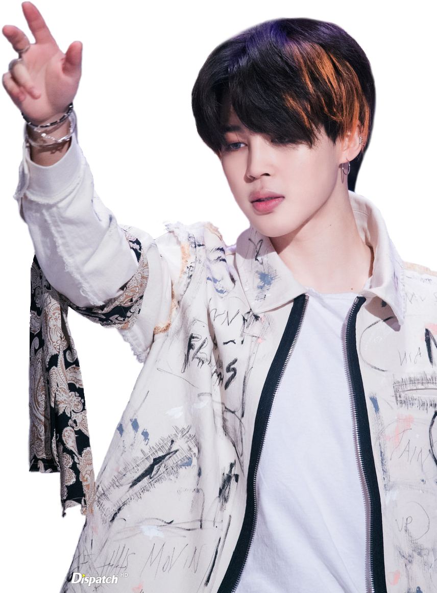 Jimin ทำท่า Peace Sign วอลเปเปอร์