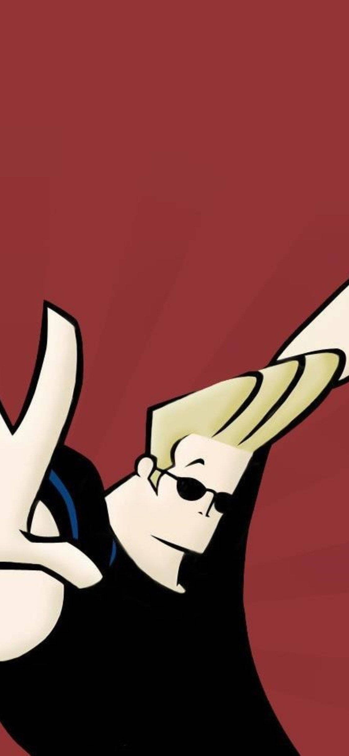 Johnny Bravo โพสท่าในสไตล์คลาสสิกของเขา วอลเปเปอร์