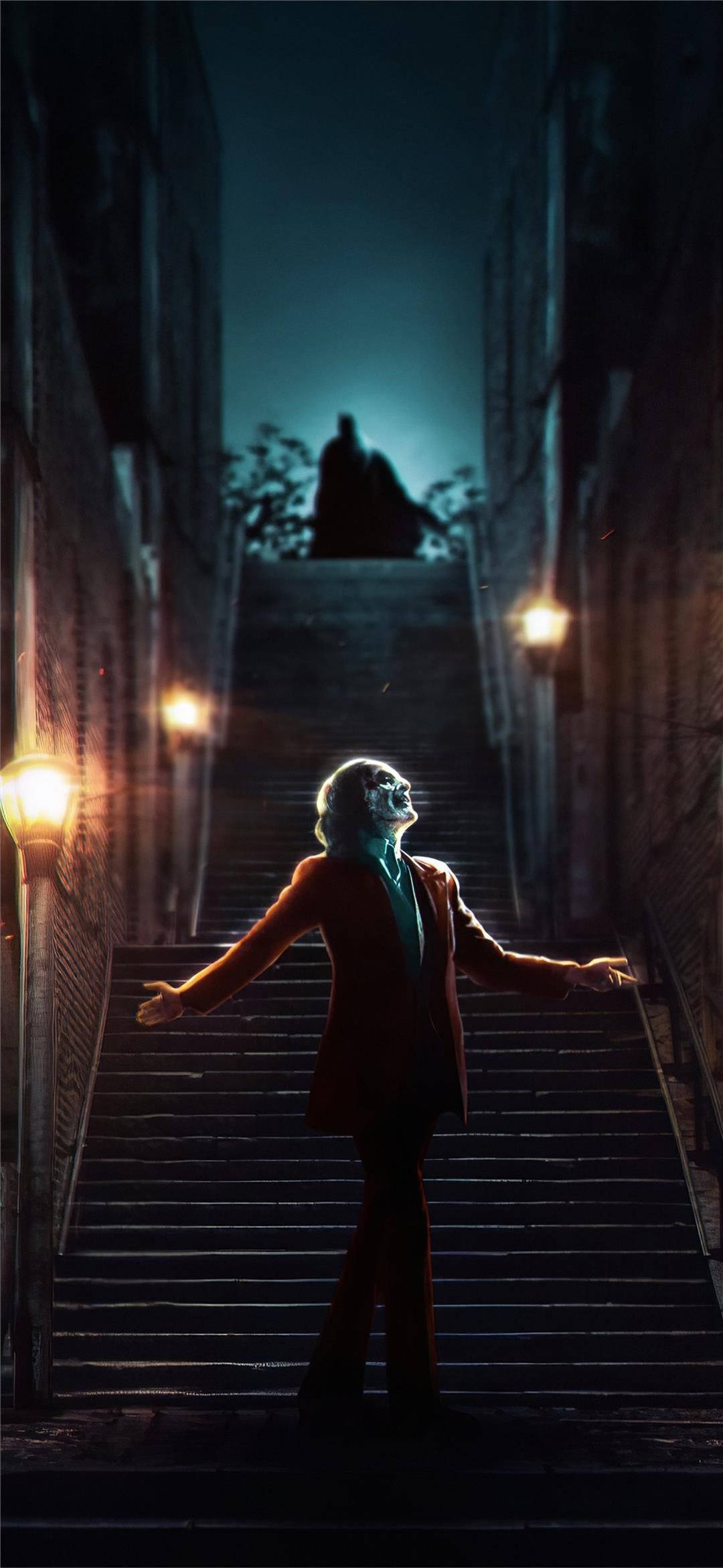 ตัวตลกเต้นบนบันได Joker 2019 วอลเปเปอร์