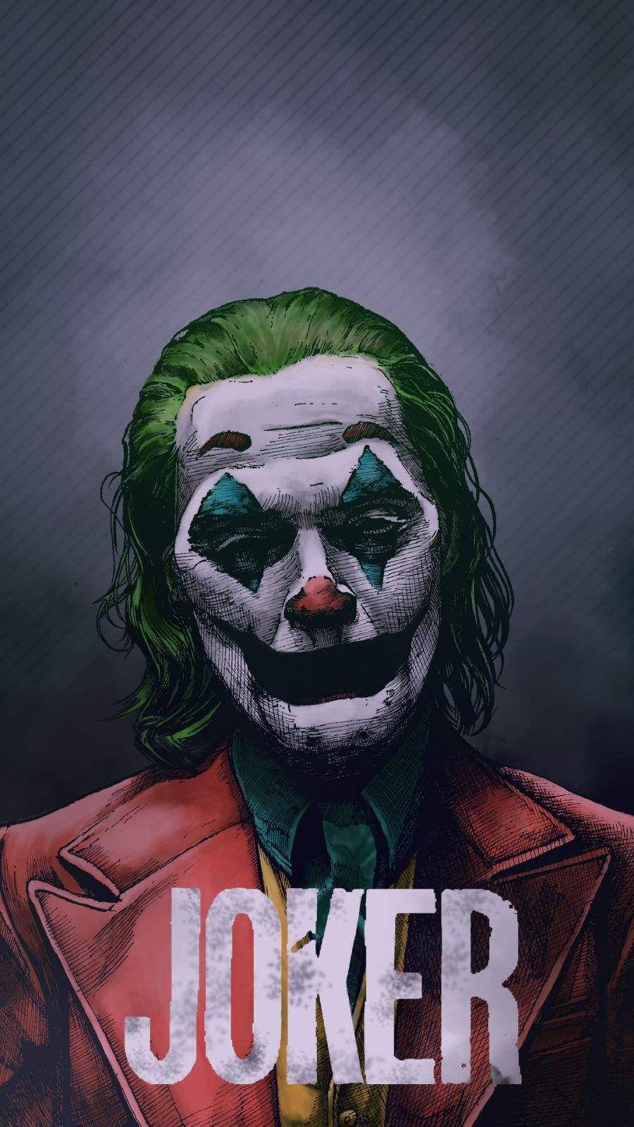 ภาพ Joker 3D เฉพาะศีรษะสำหรับ iPhone วอลเปเปอร์