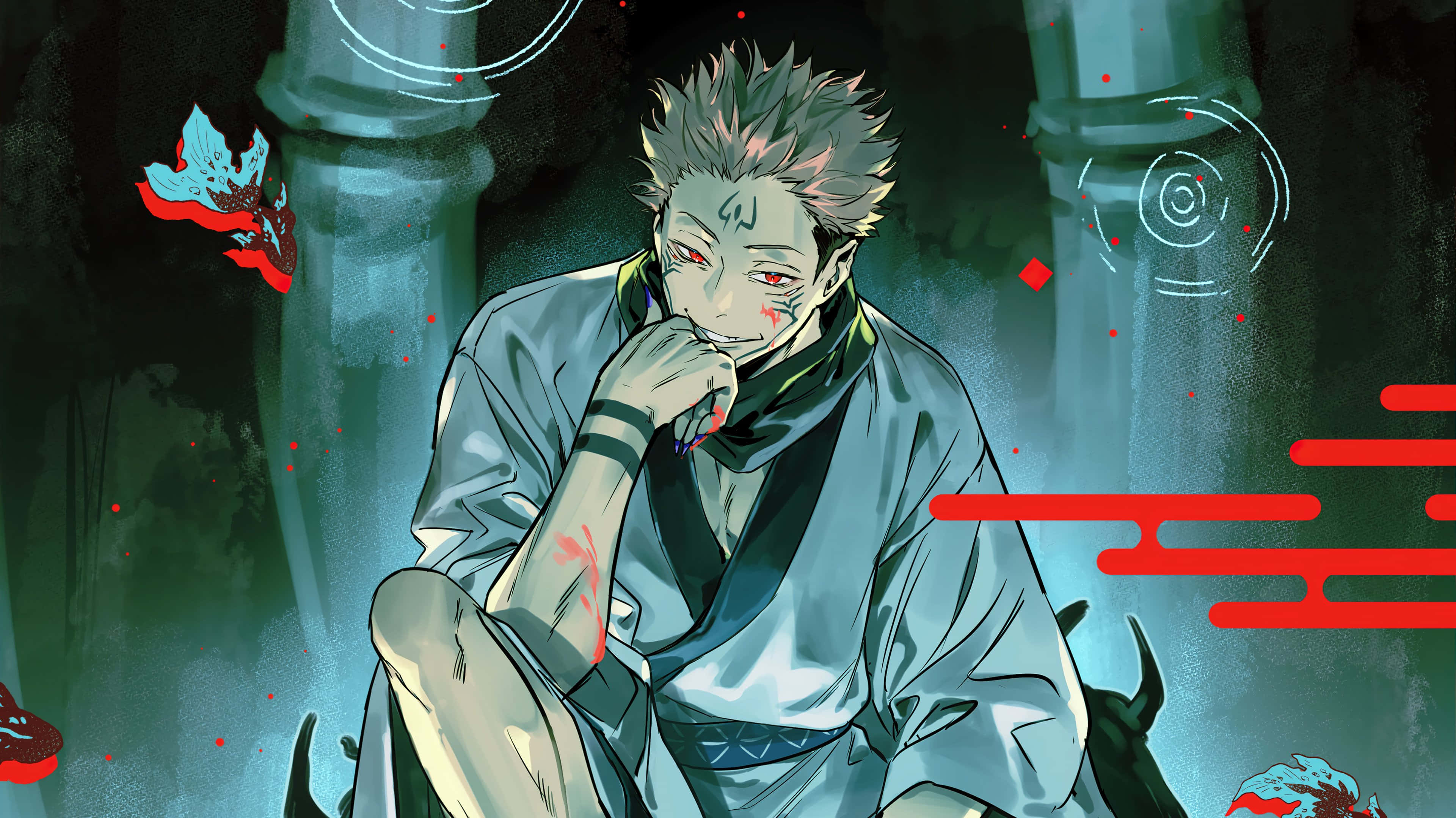พื้นหลัง Jujutsu Kaisen วอลเปเปอร์