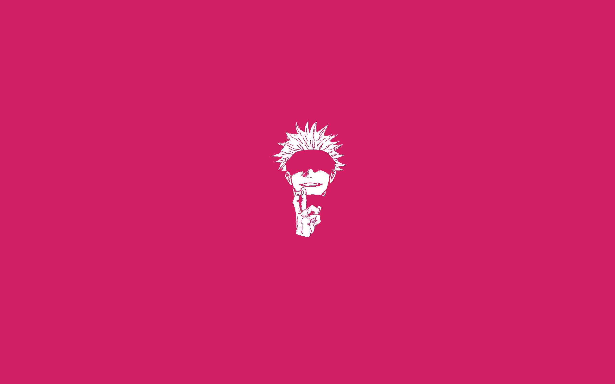 โกโจ ซาโตรุในการเดินทางเพื่อปกป้อง Jujutsu Kaisen วอลเปเปอร์