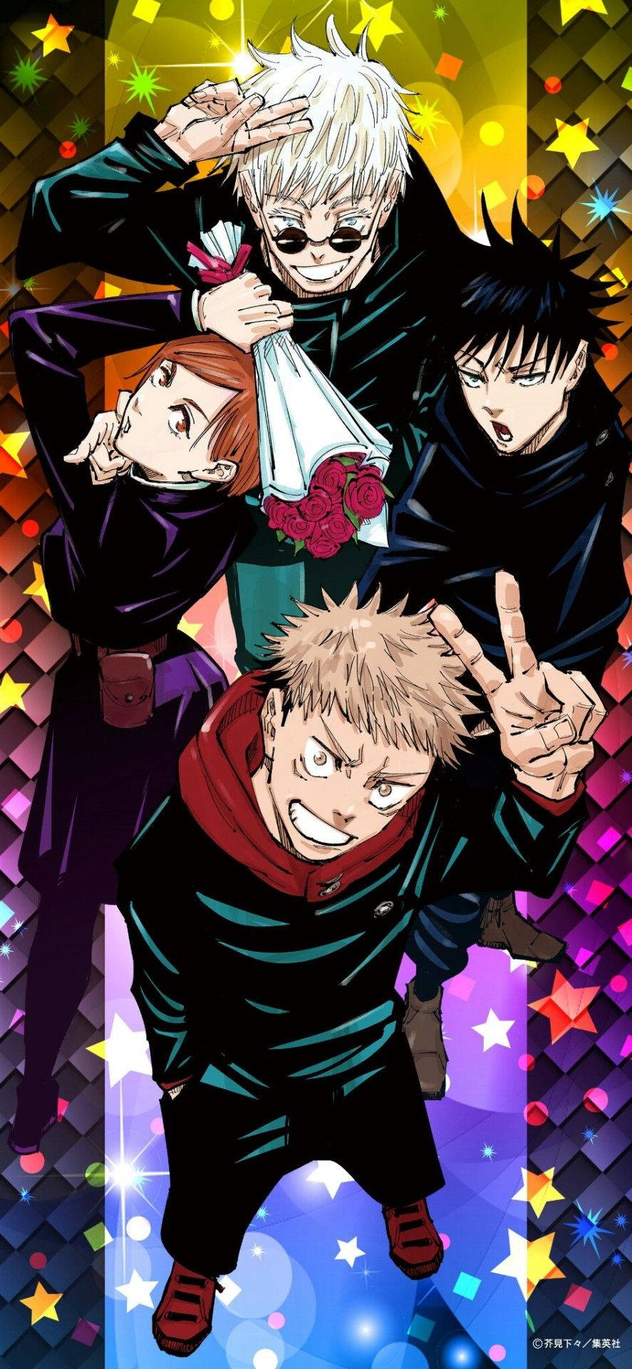 "ทีม Jujutsu Kaisen พร้อมรับมือทุกความท้าทาย!" วอลเปเปอร์