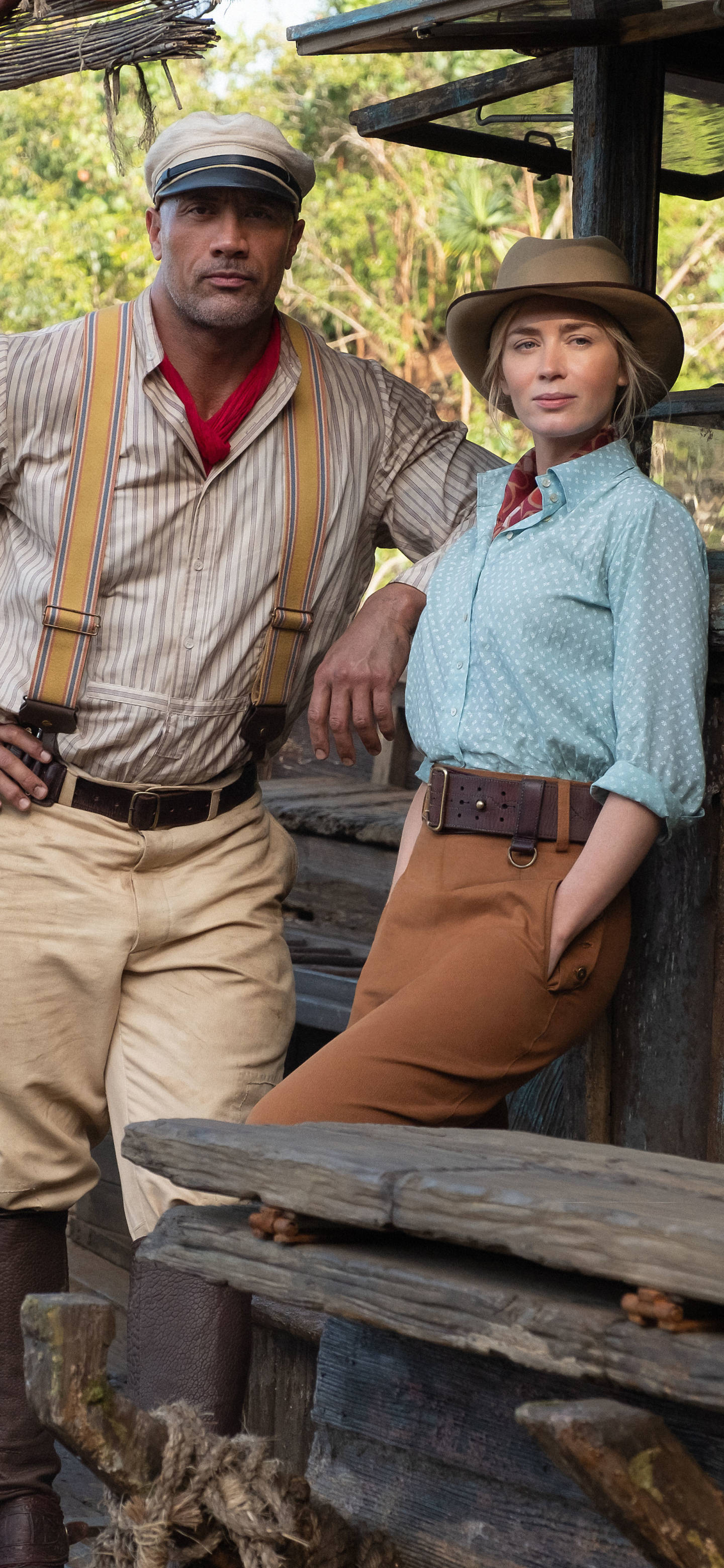 Jungle Cruise Emily Blunt The Rock วอลเปเปอร์