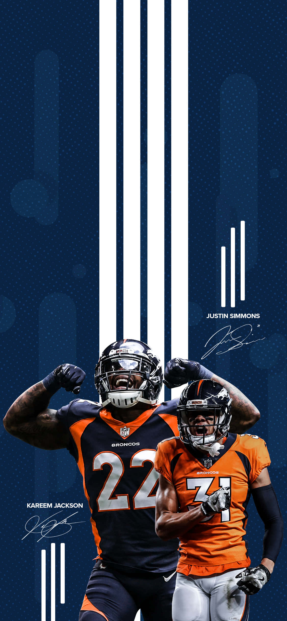 Justin Simmons โทรศัพท์ วอลเปเปอร์
